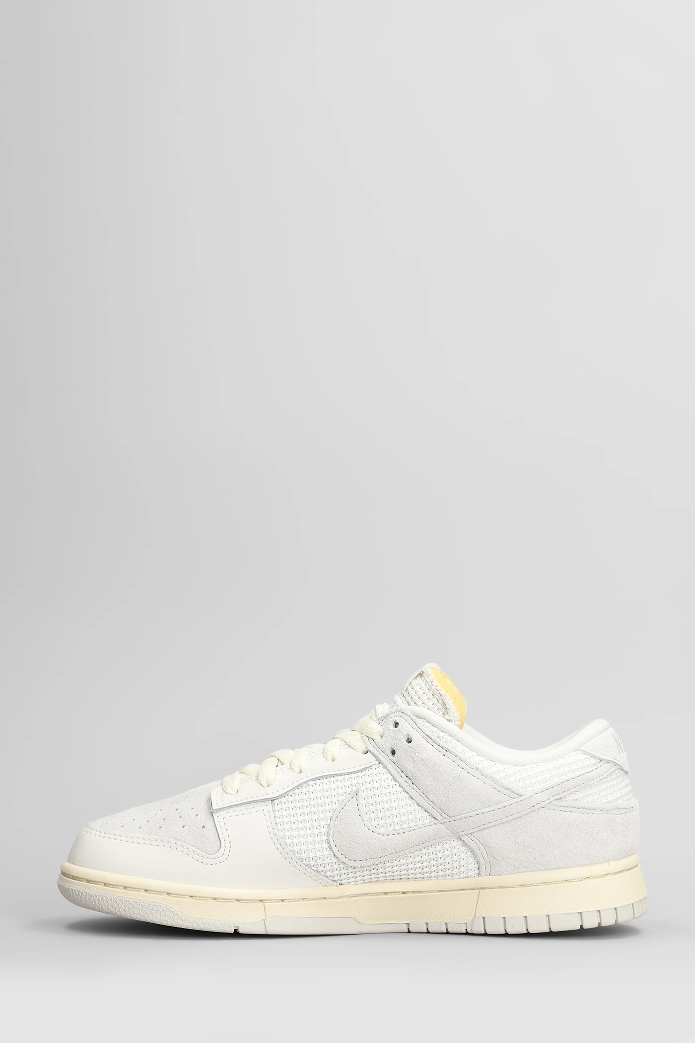 Dunk Low Sneakers in white suede and leather - Image 3