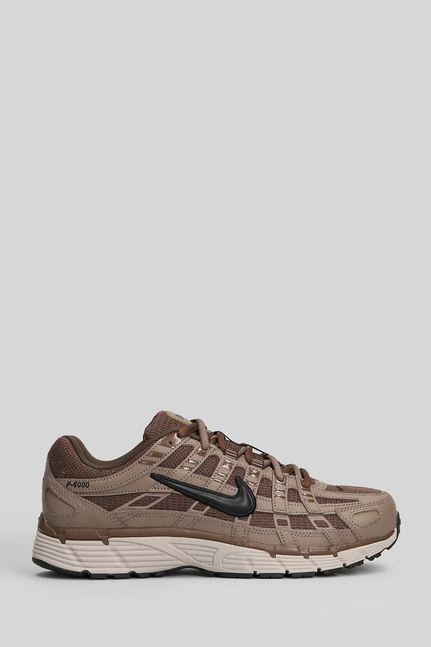 Nike p 6000 Sneakers in brown leather and fabric