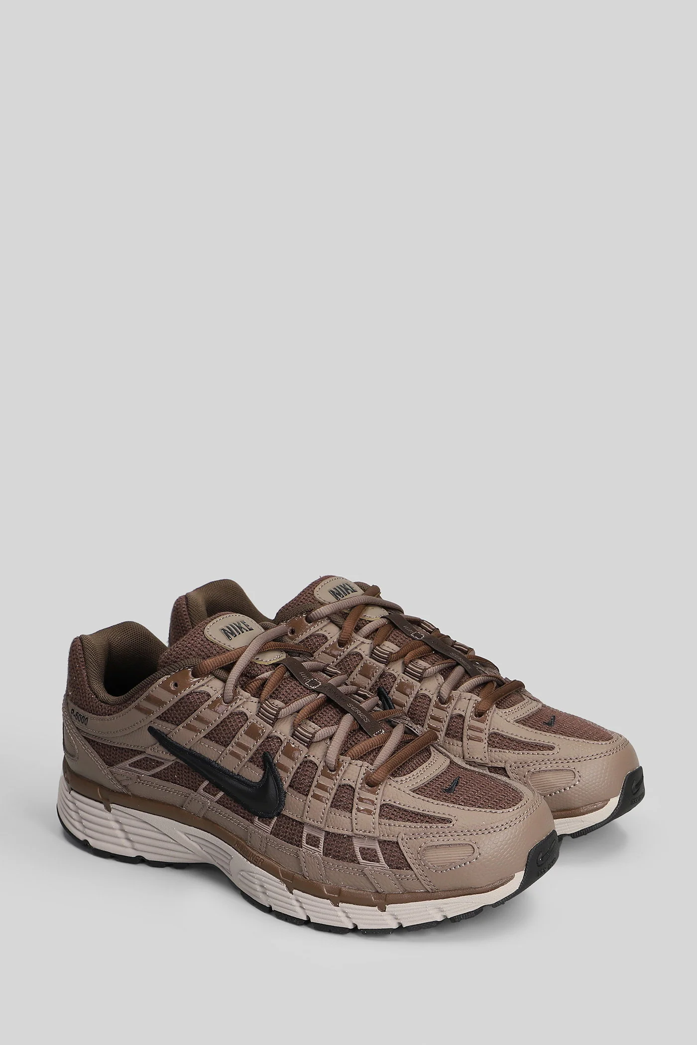 Nike p 6000 Sneakers in brown leather and fabric - Image 2