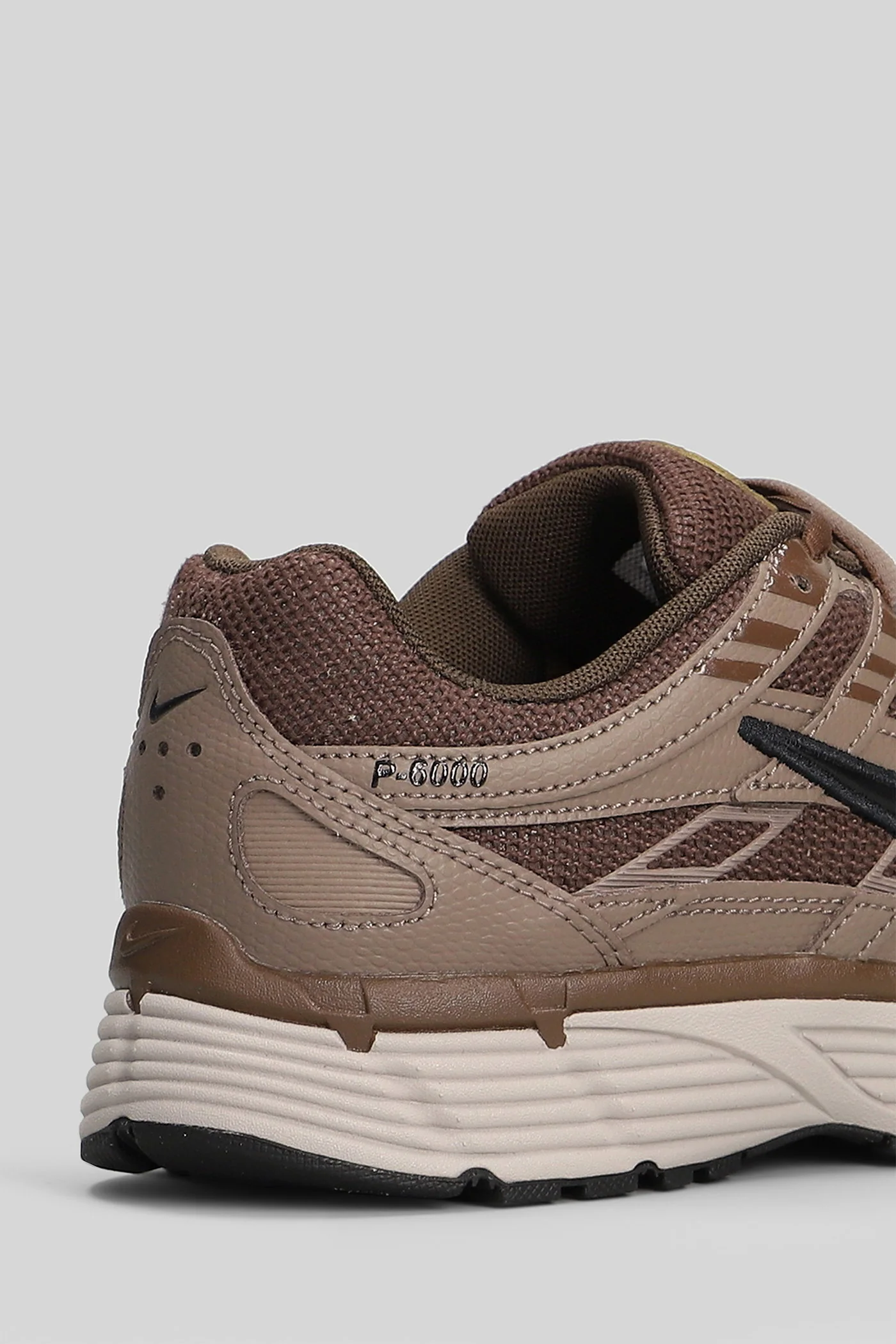 Nike p 6000 Sneakers in brown leather and fabric - Image 5