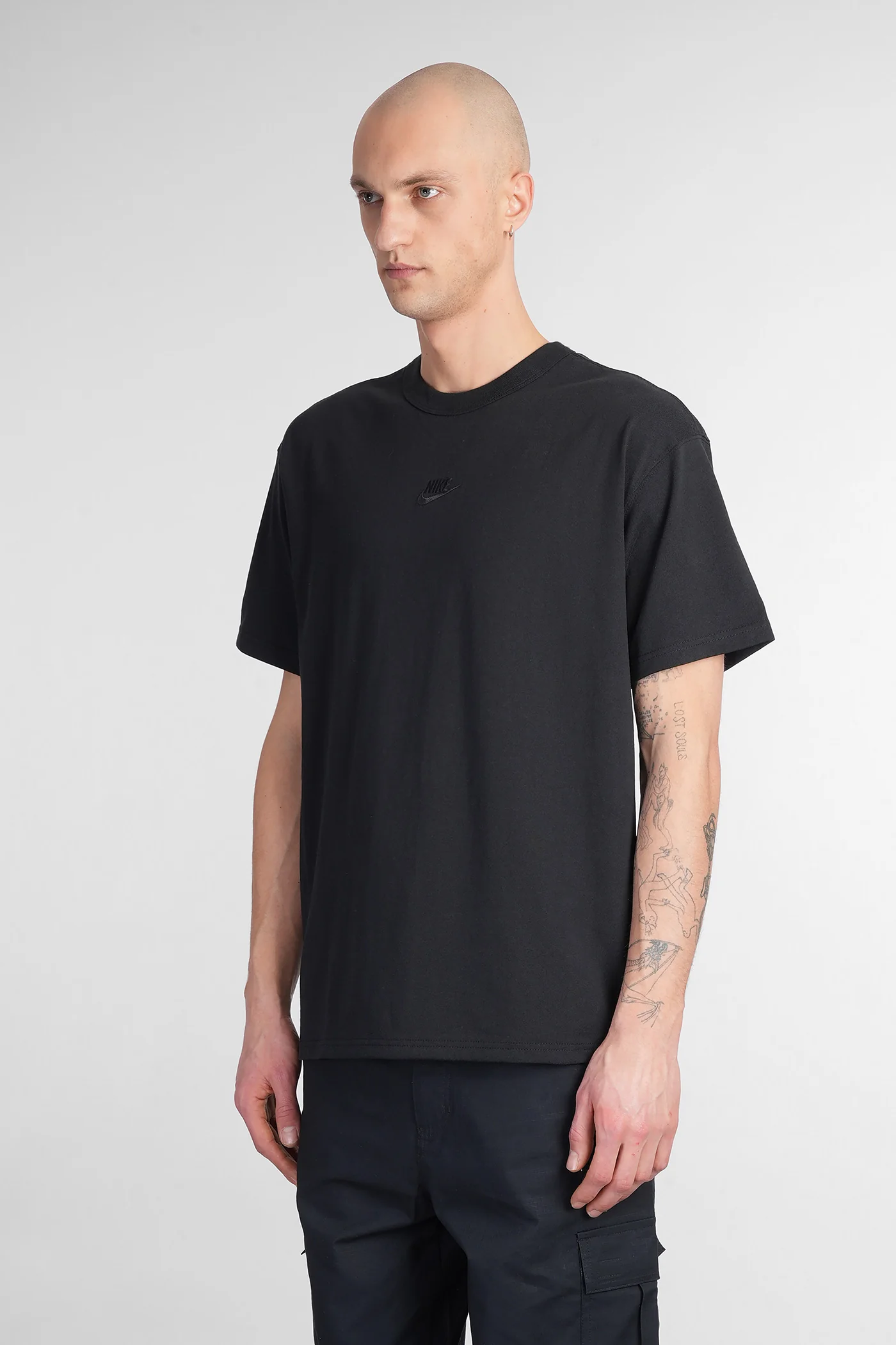 Prem Essntl Sust Tee T-Shirt in black cotton - Image 4