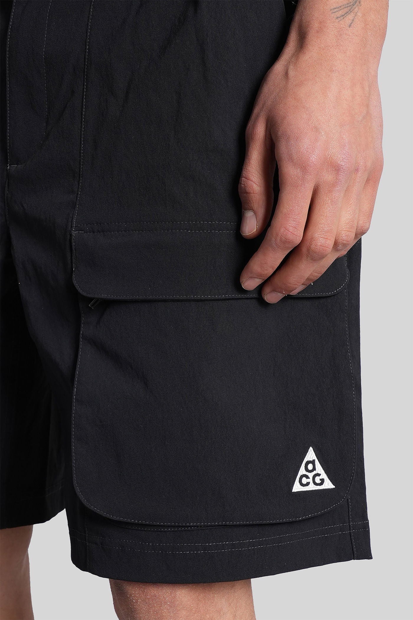 Shorts in black cotton - Image 4