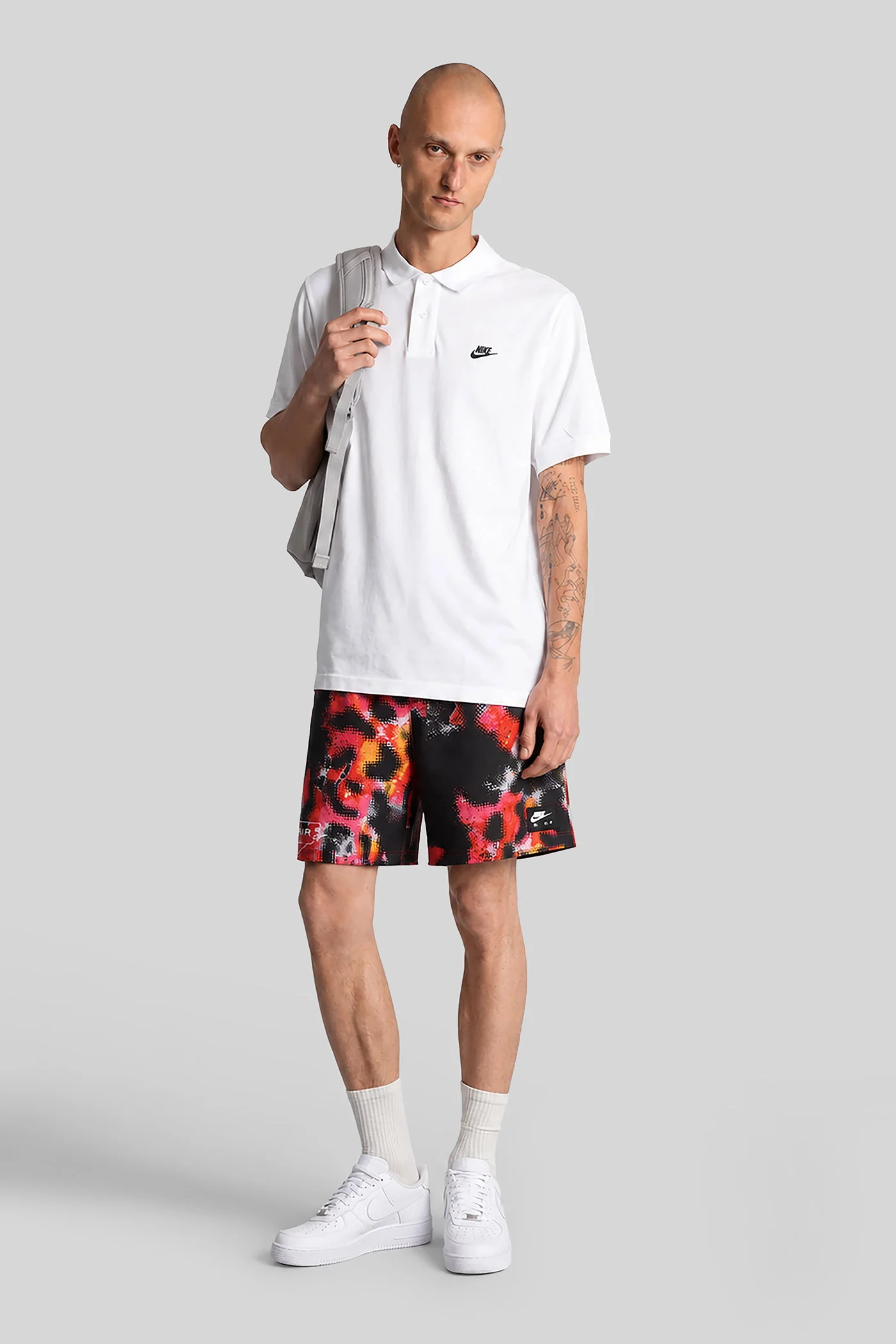 Shorts in black polyester - Image 2