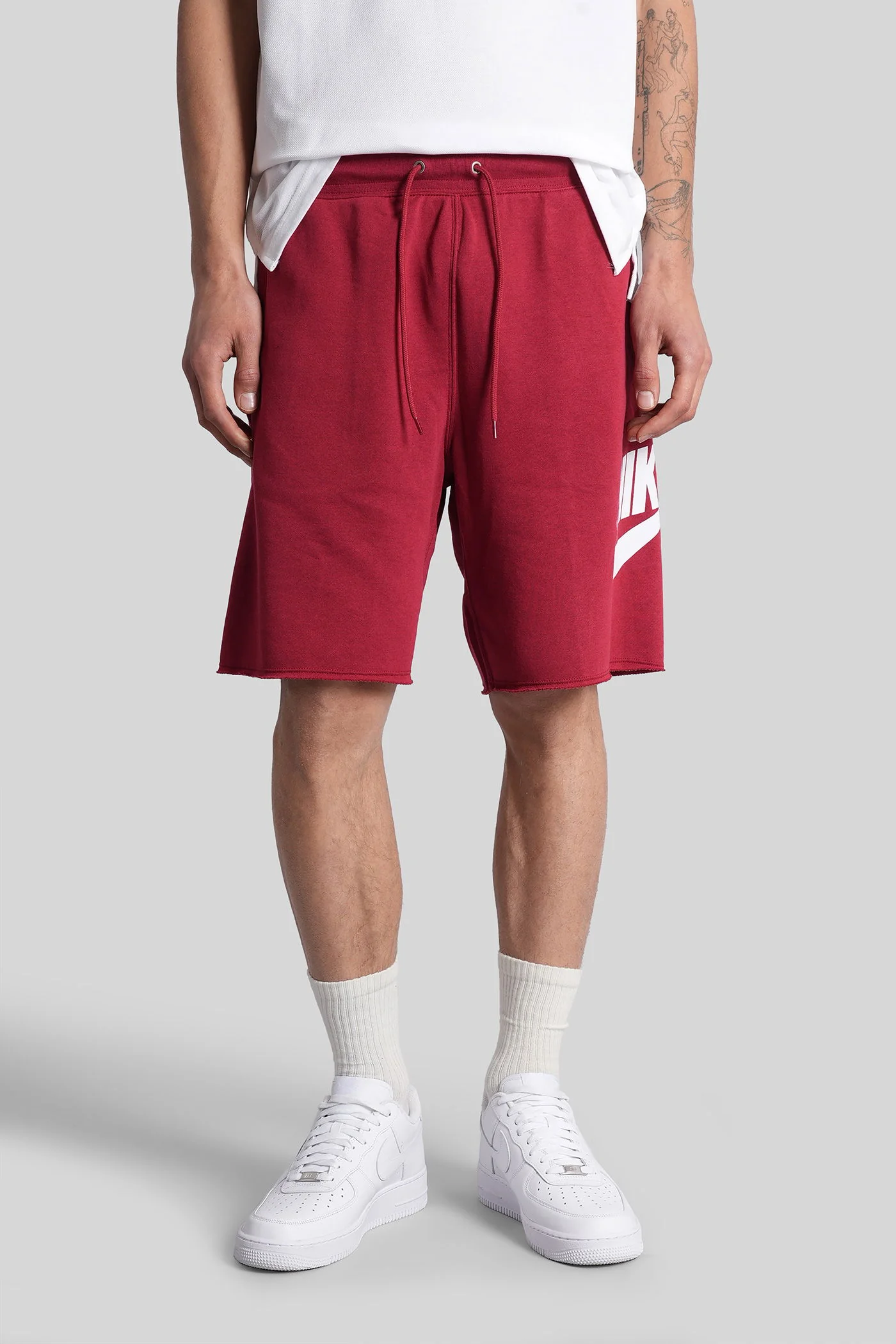 Shorts in bordeaux cotton - Image 14