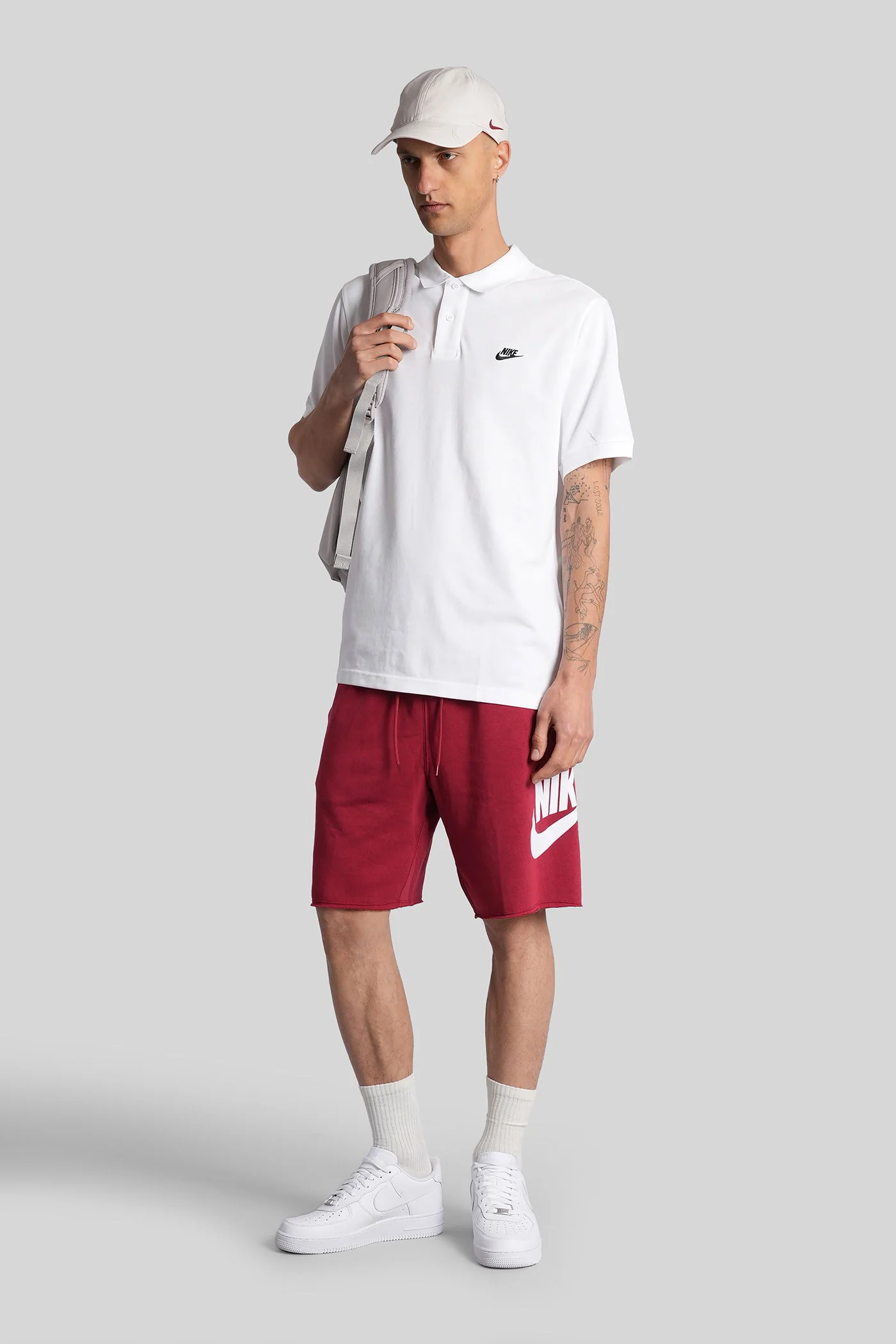 Shorts in bordeaux cotton - Image 20