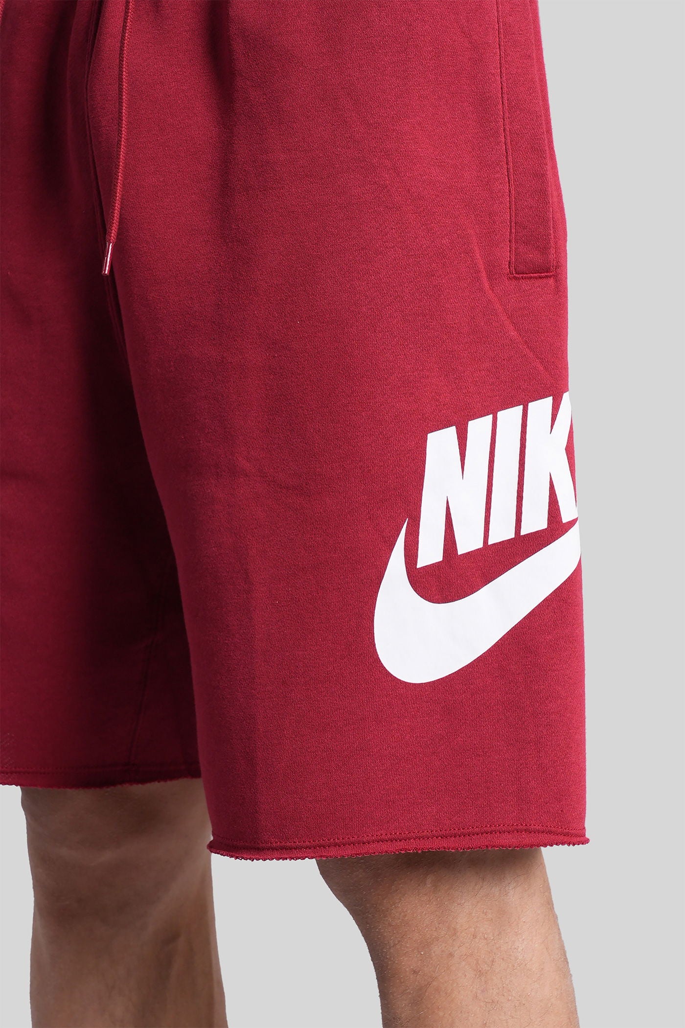 Shorts in bordeaux cotton - Image 8
