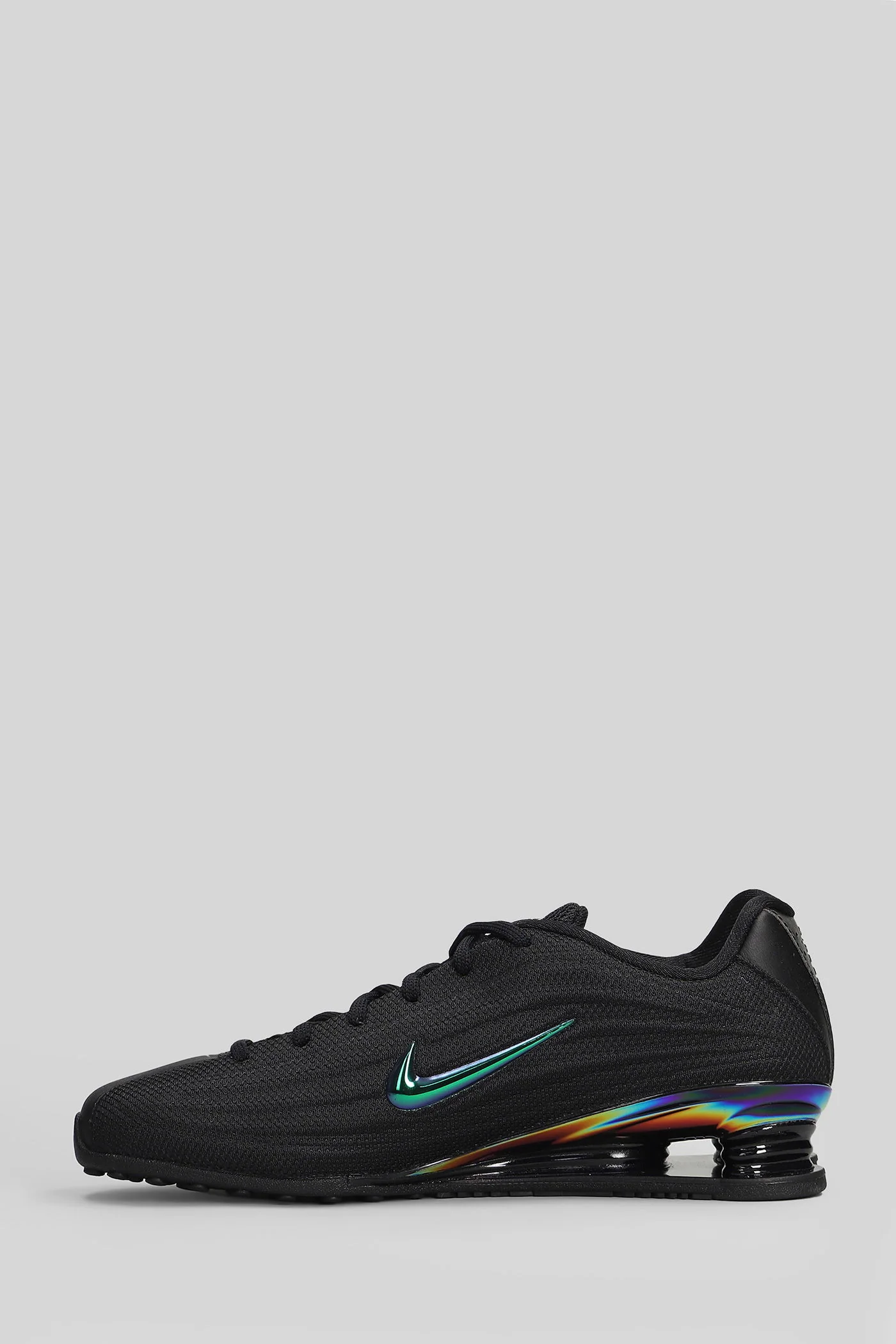 Shox Z Se Sneakers in black leather and fabric - Image 3