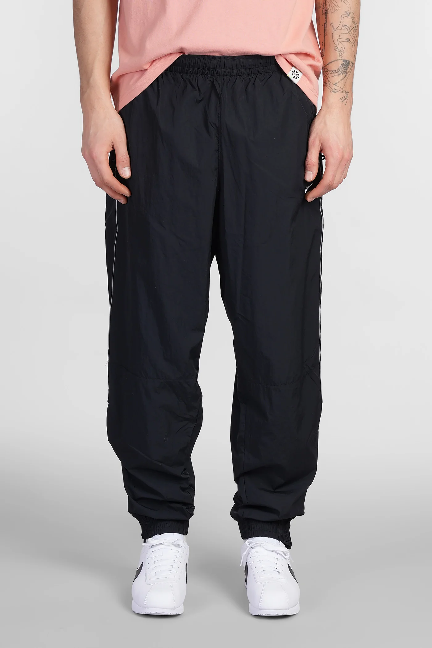Solo Swsh Trk Pant Pants in black nylon