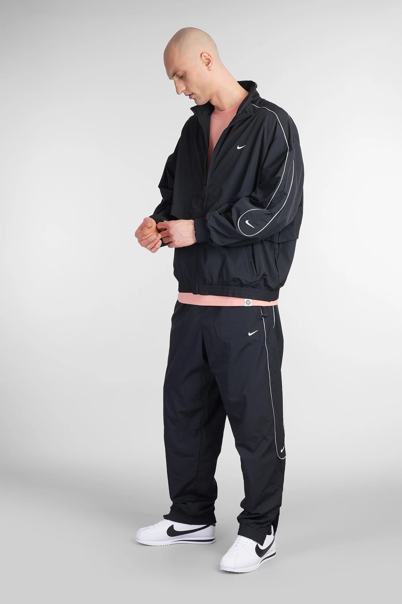 Solo Swsh Trk Pant Pants in black nylon - Image 2
