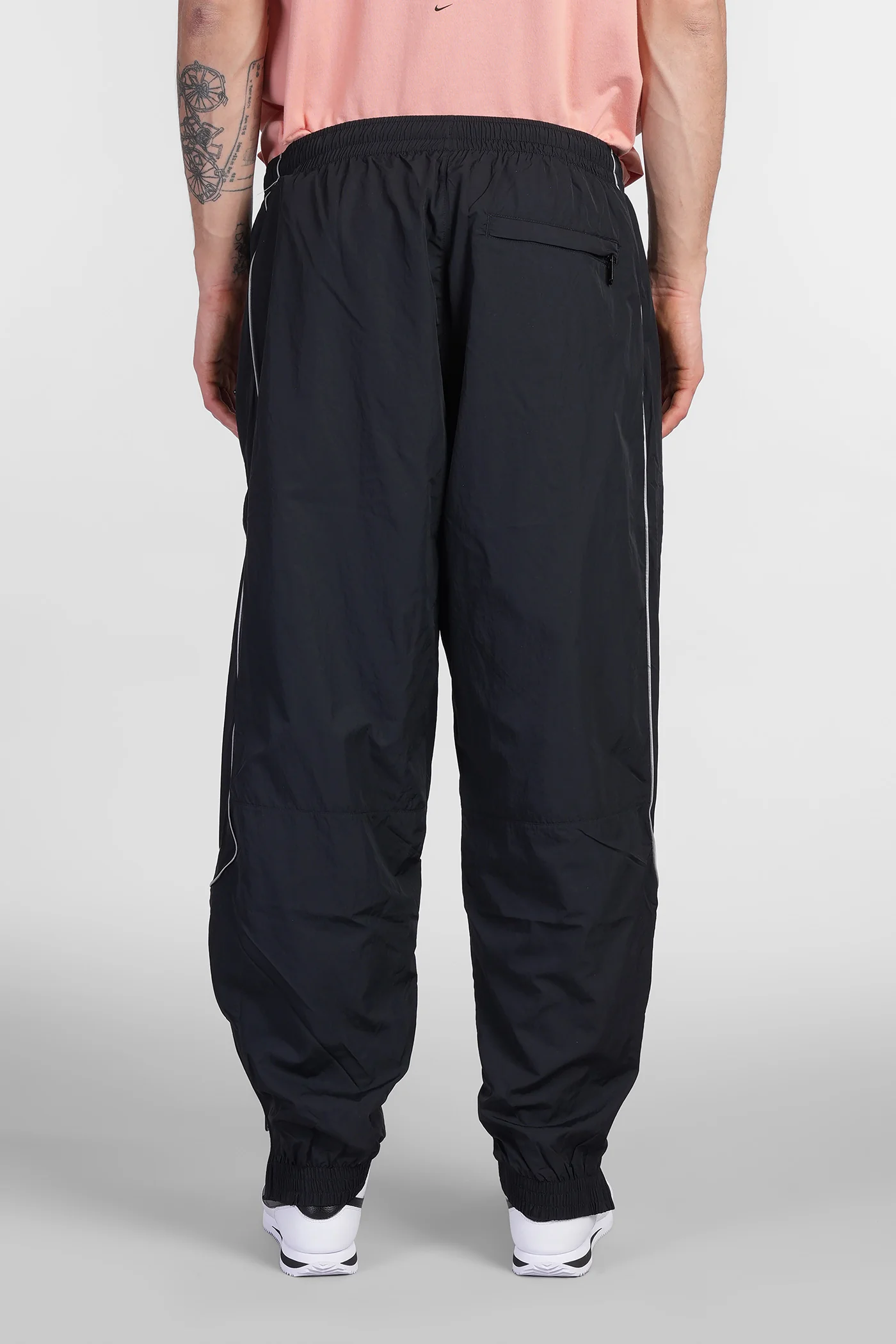 Solo Swsh Trk Pant Pants in black nylon - Image 3