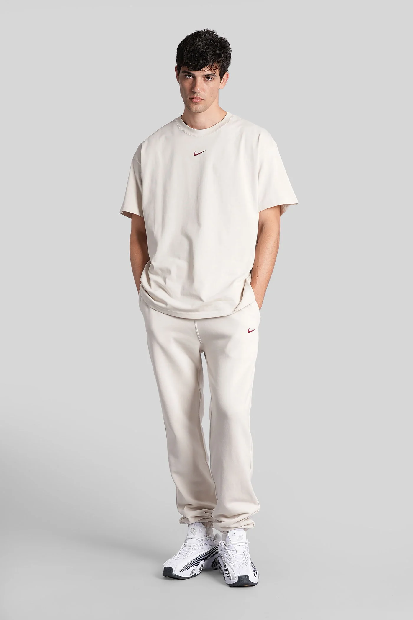 Pants in beige cotton - Image 2
