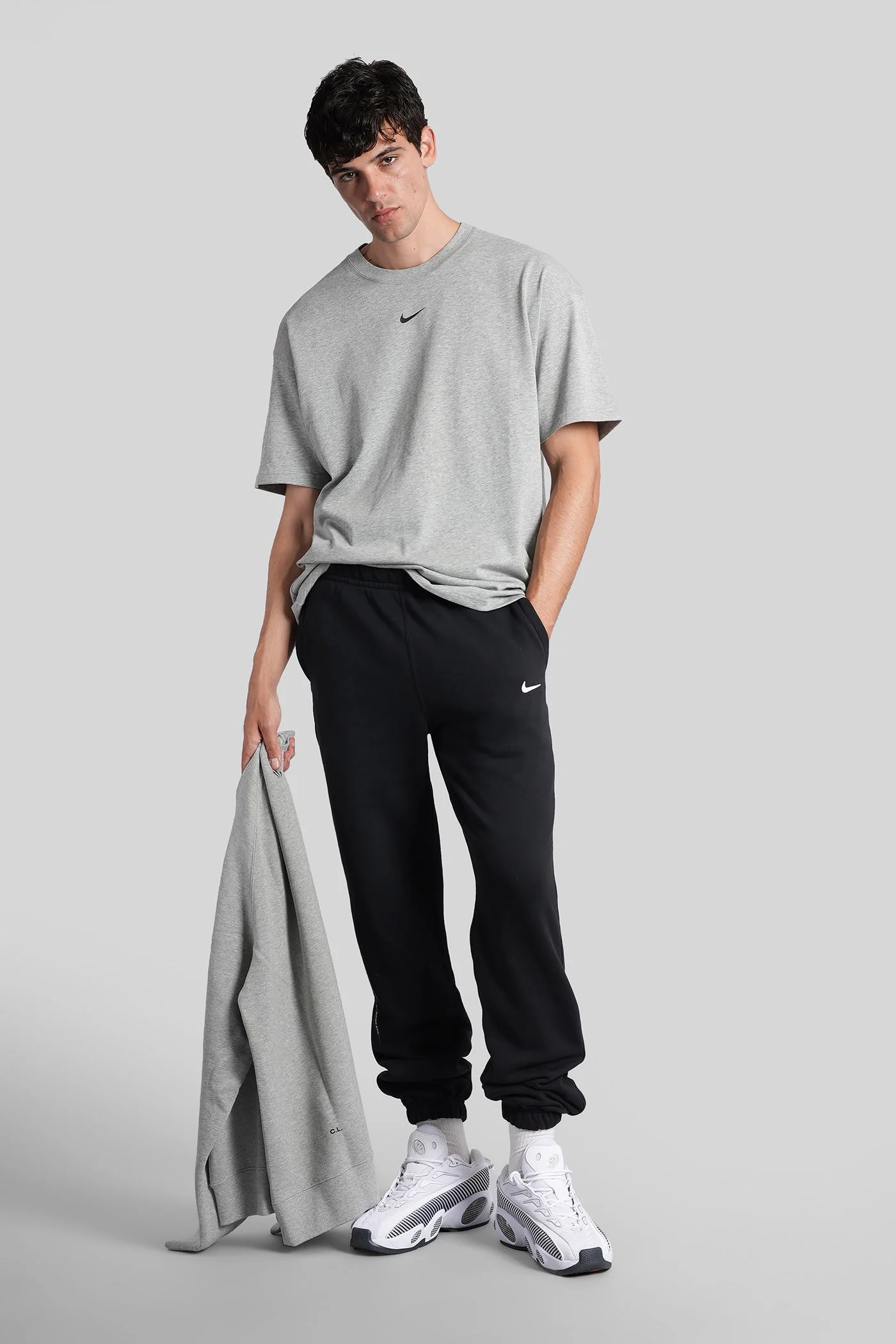 Pants in black cotton - Image 2