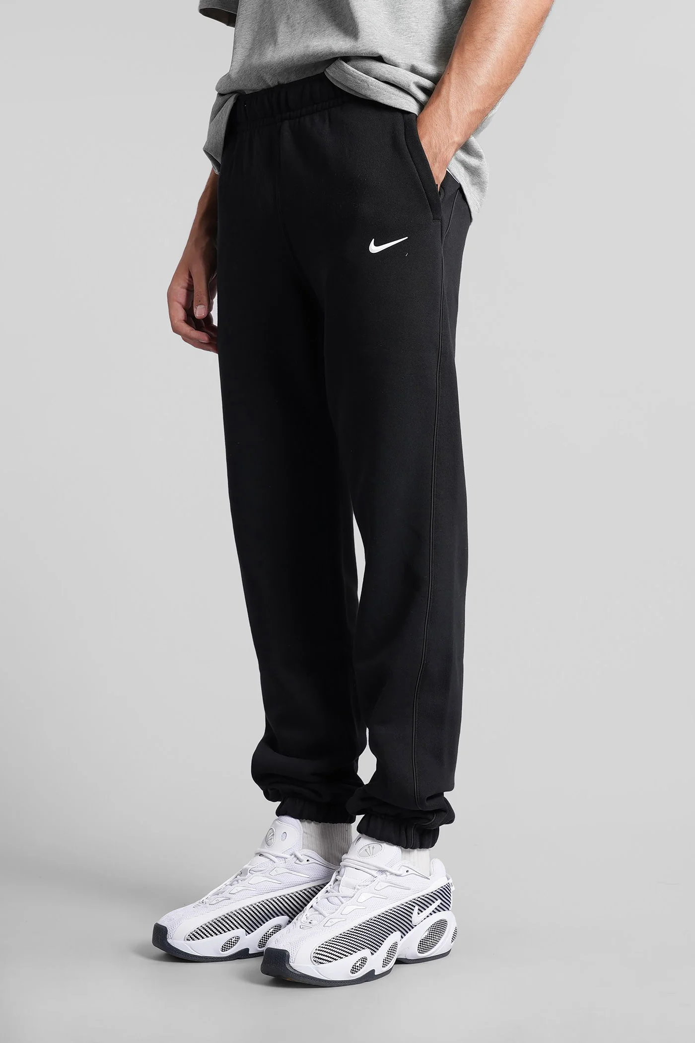 Pants in black cotton - Image 4