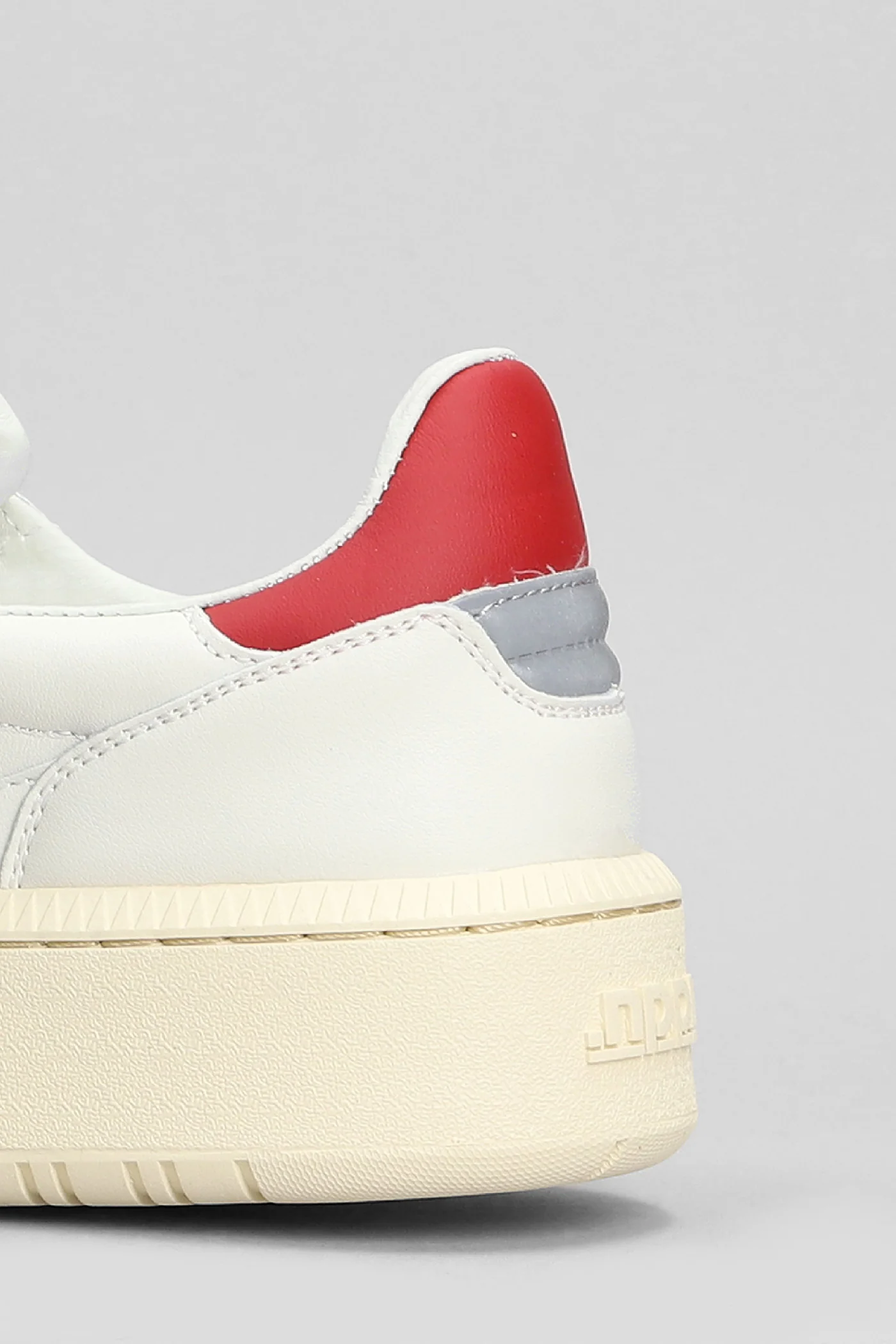 Sneakers in white leather - Image 5