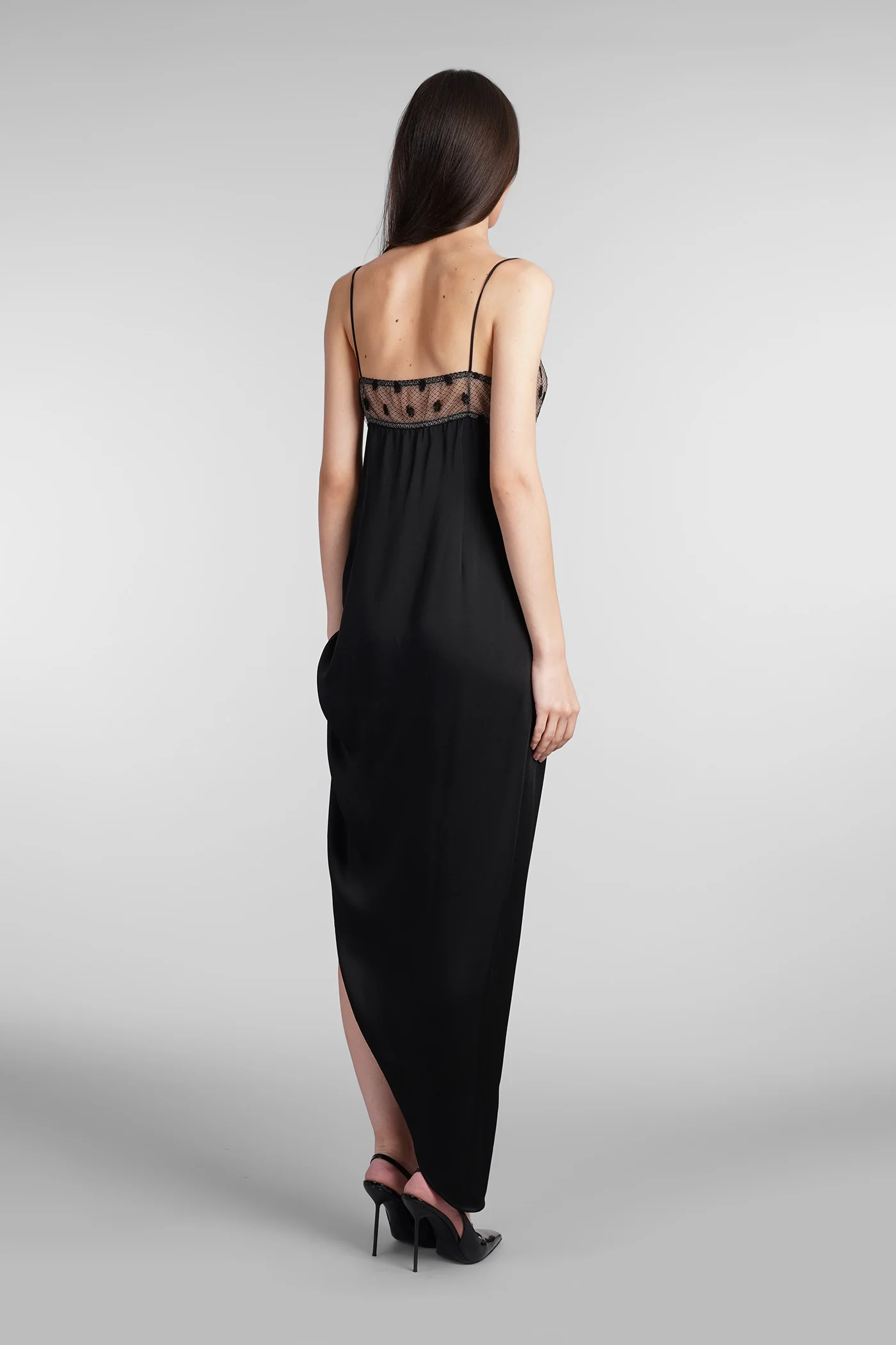 Anabelle dress Dress woman in black viscose - Image 3