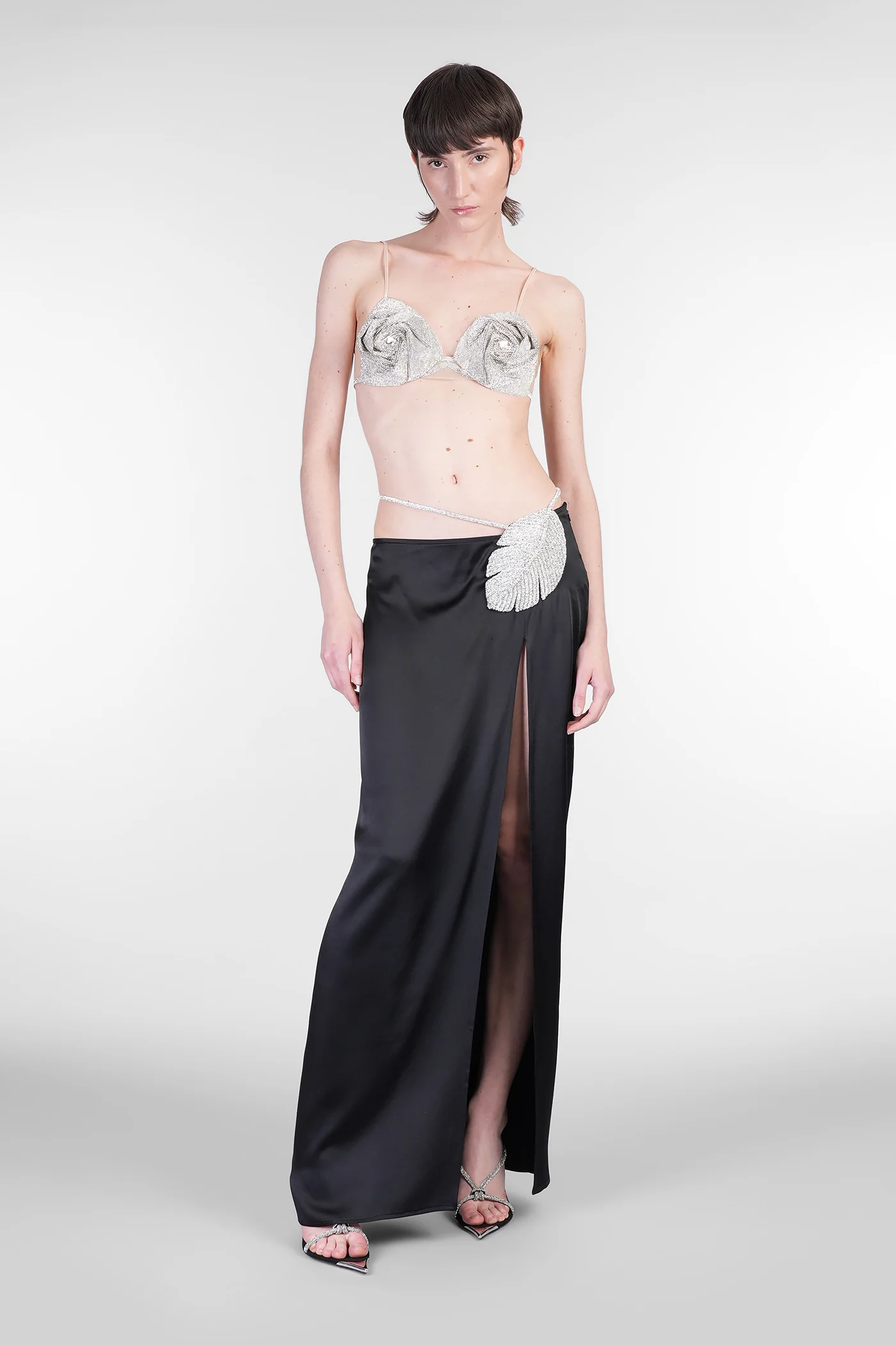 Rose Topwear in silver polyester - Image 2