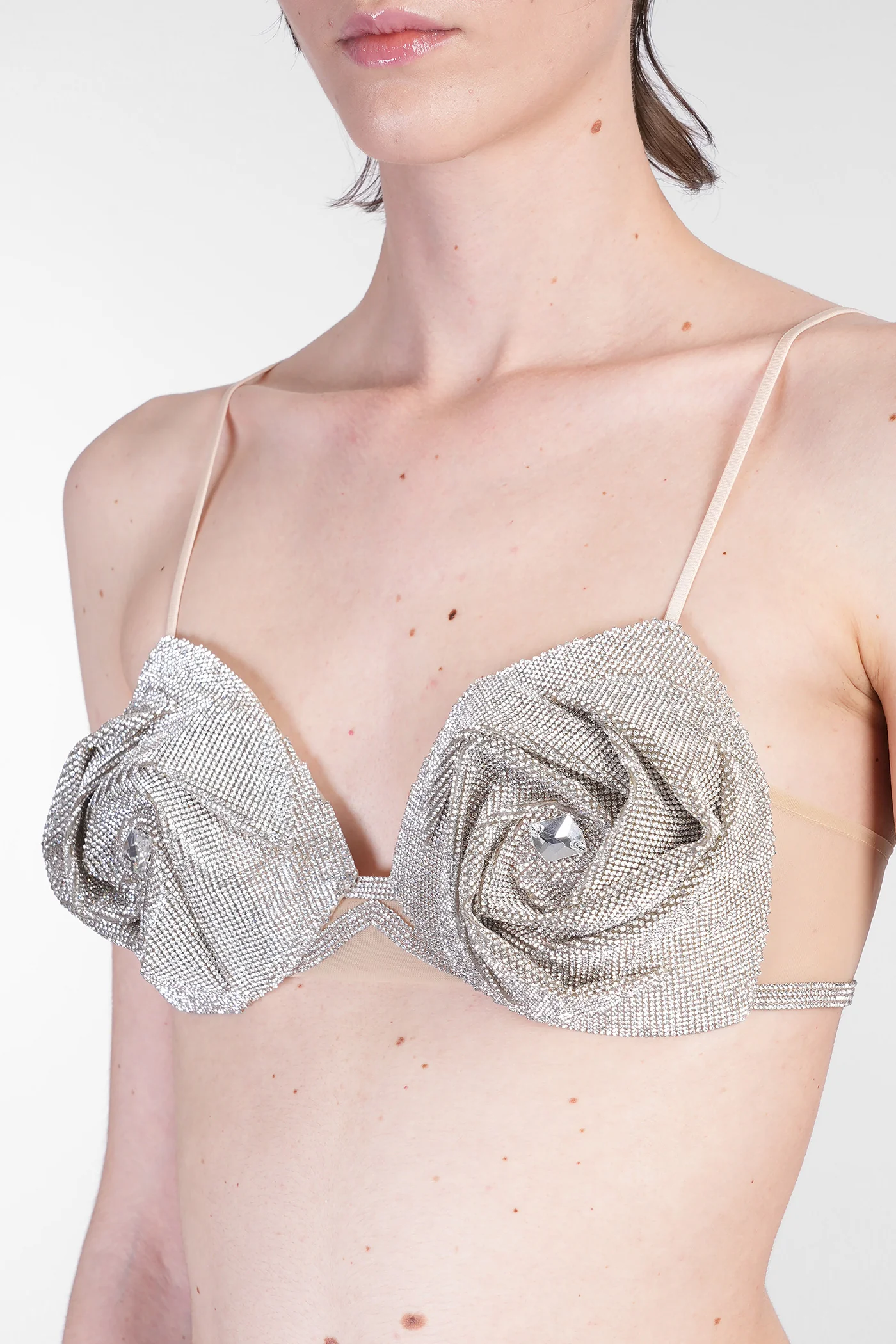 Rose Topwear in silver polyester - Image 5