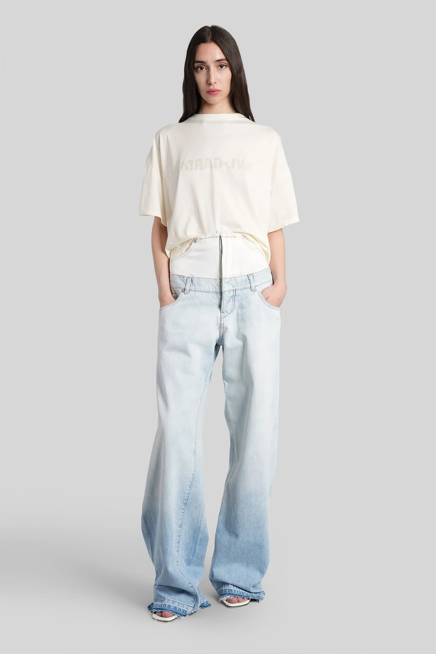 Pants in cyan cotton - Image 7