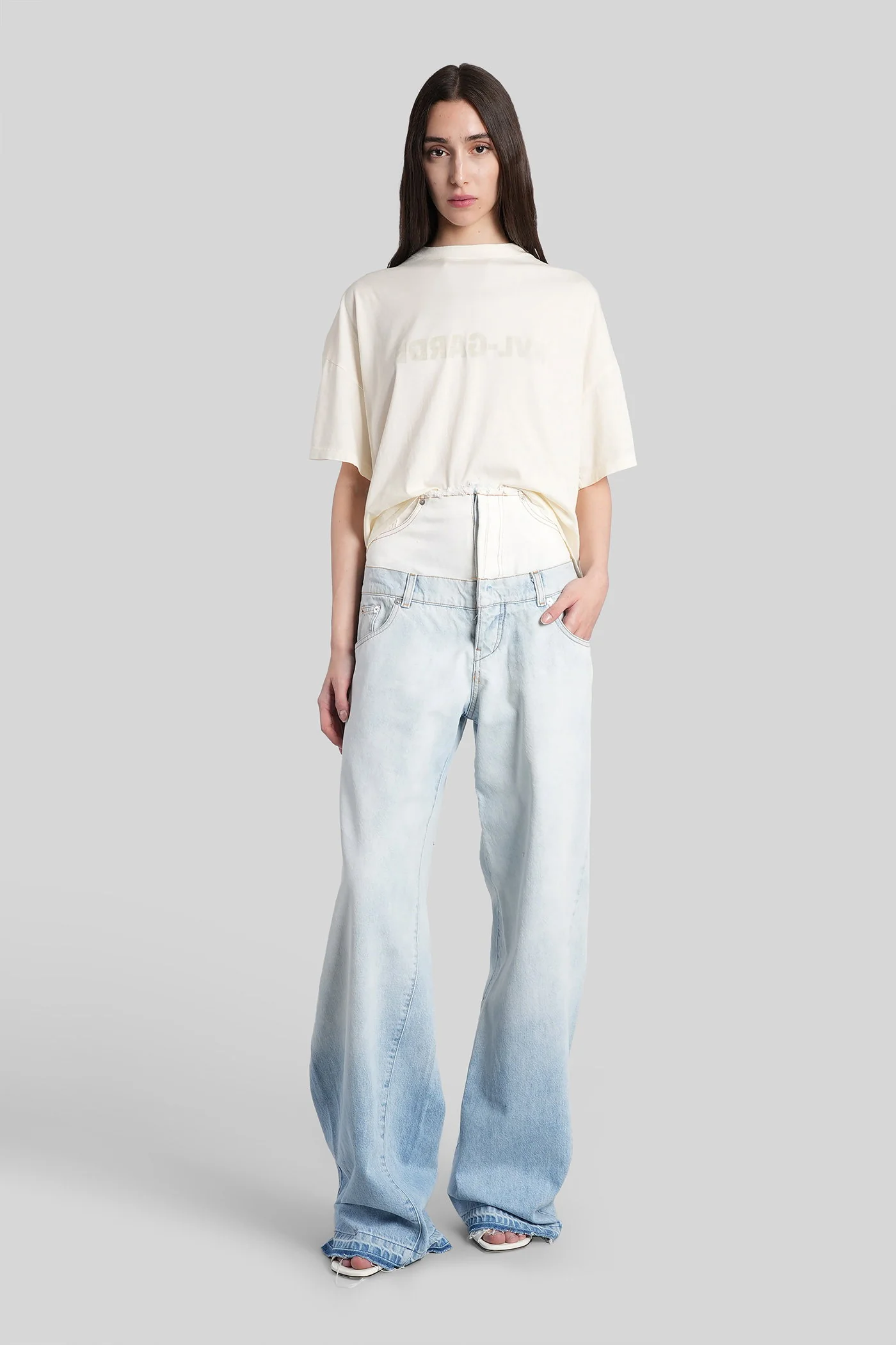 T-Shirt in white cotton - Image 2