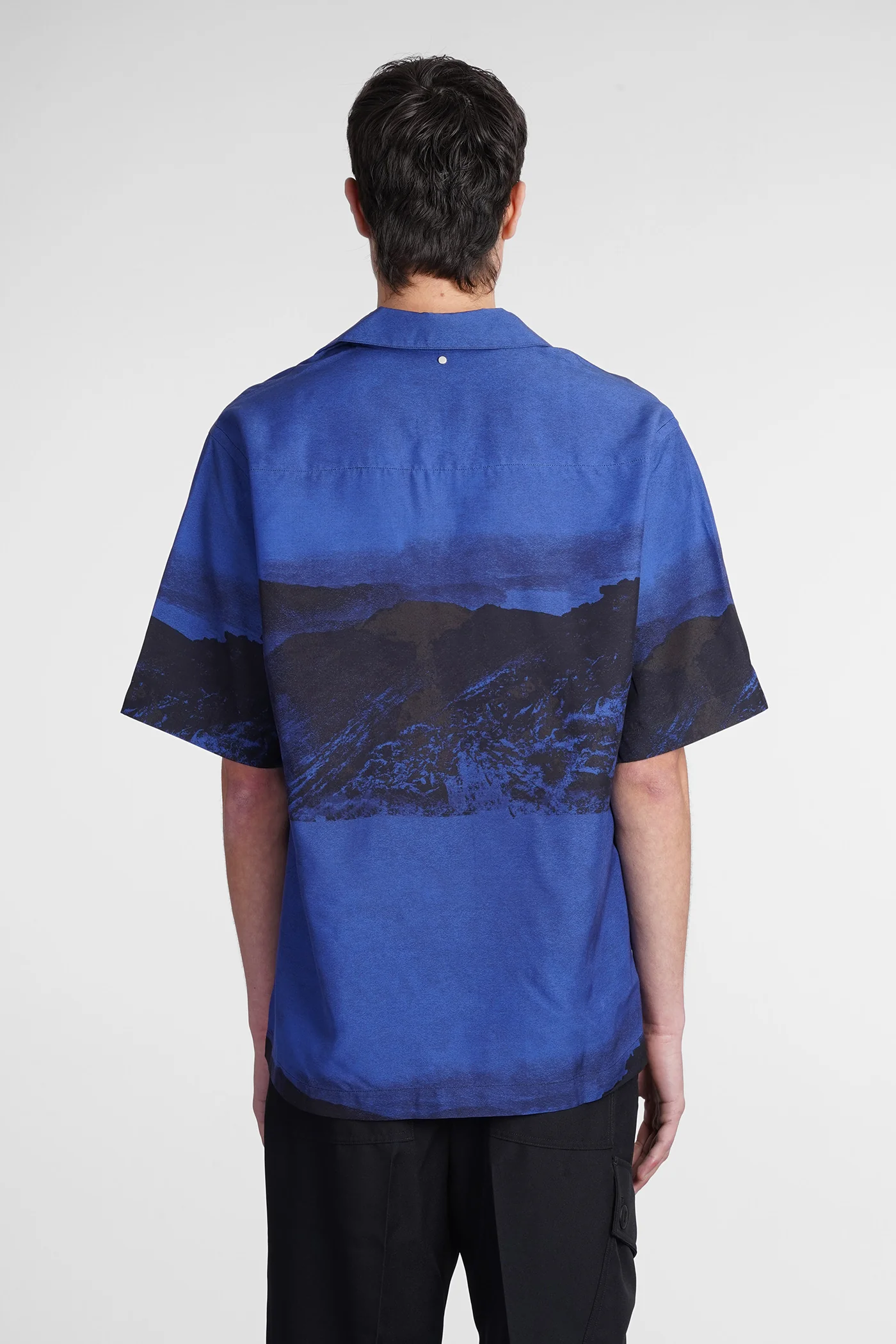 Kurt Shirt in black polyester - Image 3