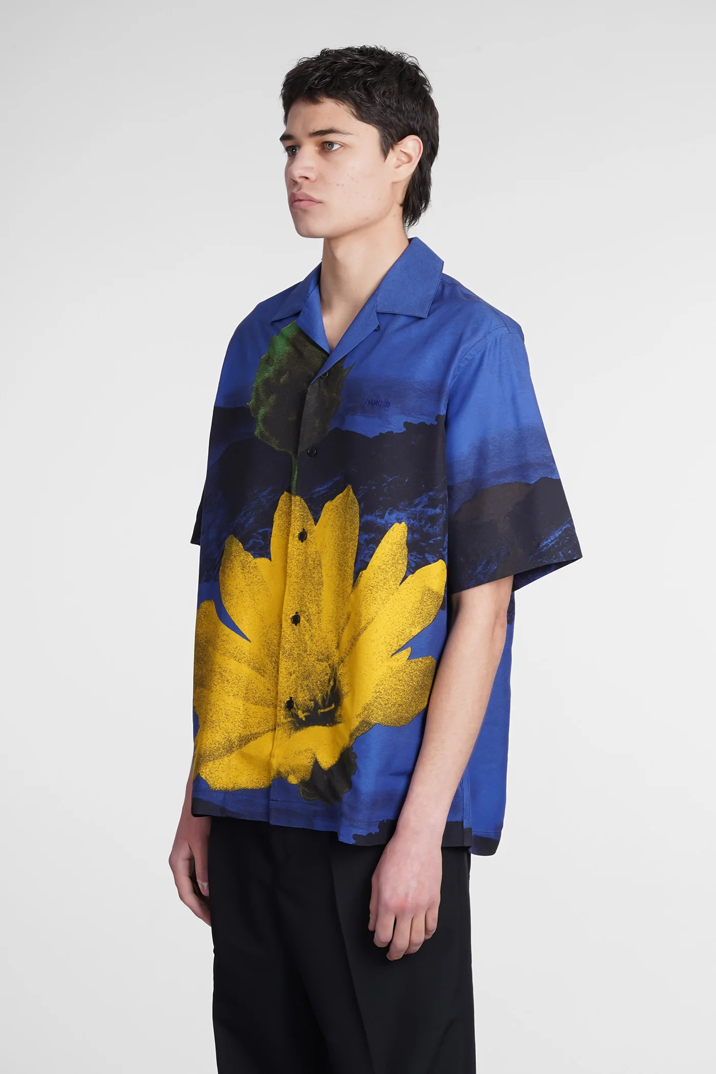 Kurt Shirt in black polyester - Image 4