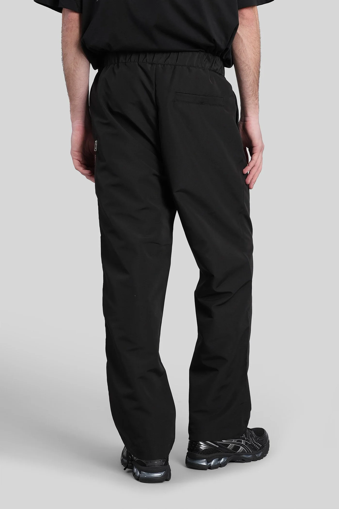 Pants in black polyester - Image 3