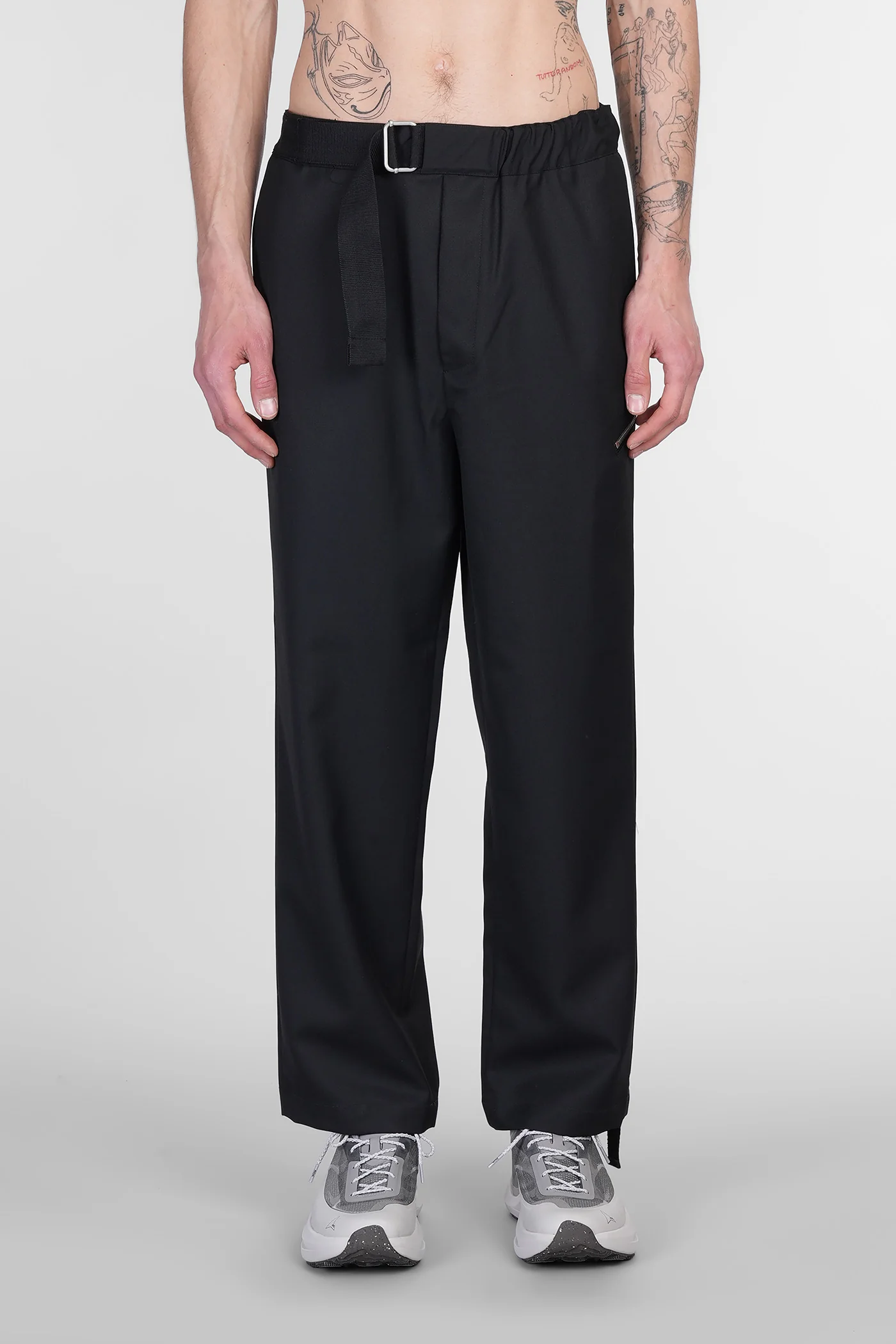 Regs pants Pants in black polyester