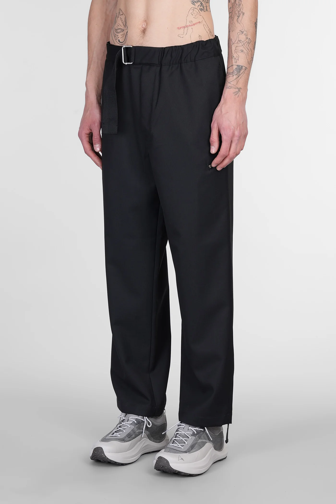 Regs pants Pants in black polyester - Image 4