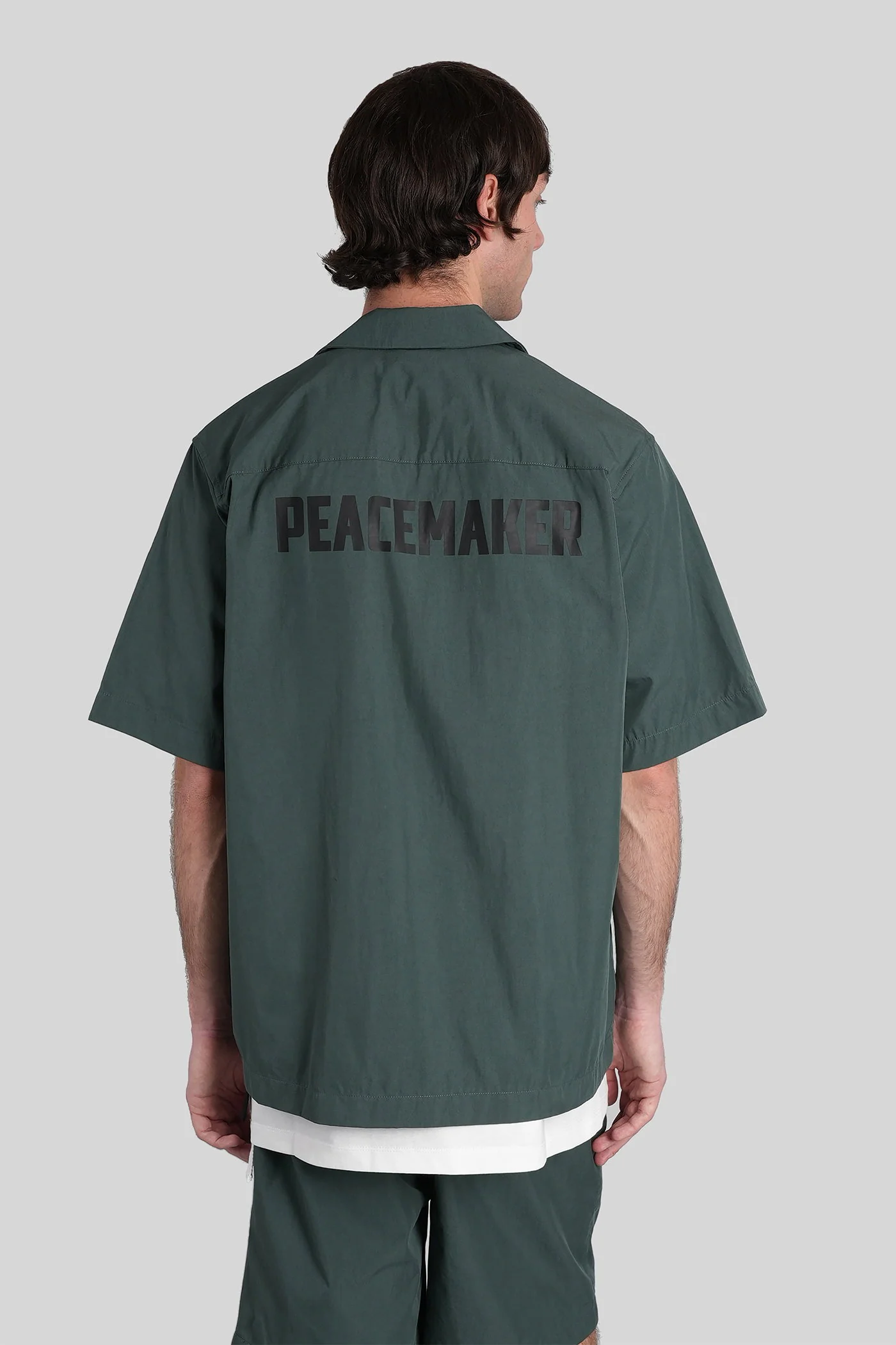 Shirt in green cotton - Image 3
