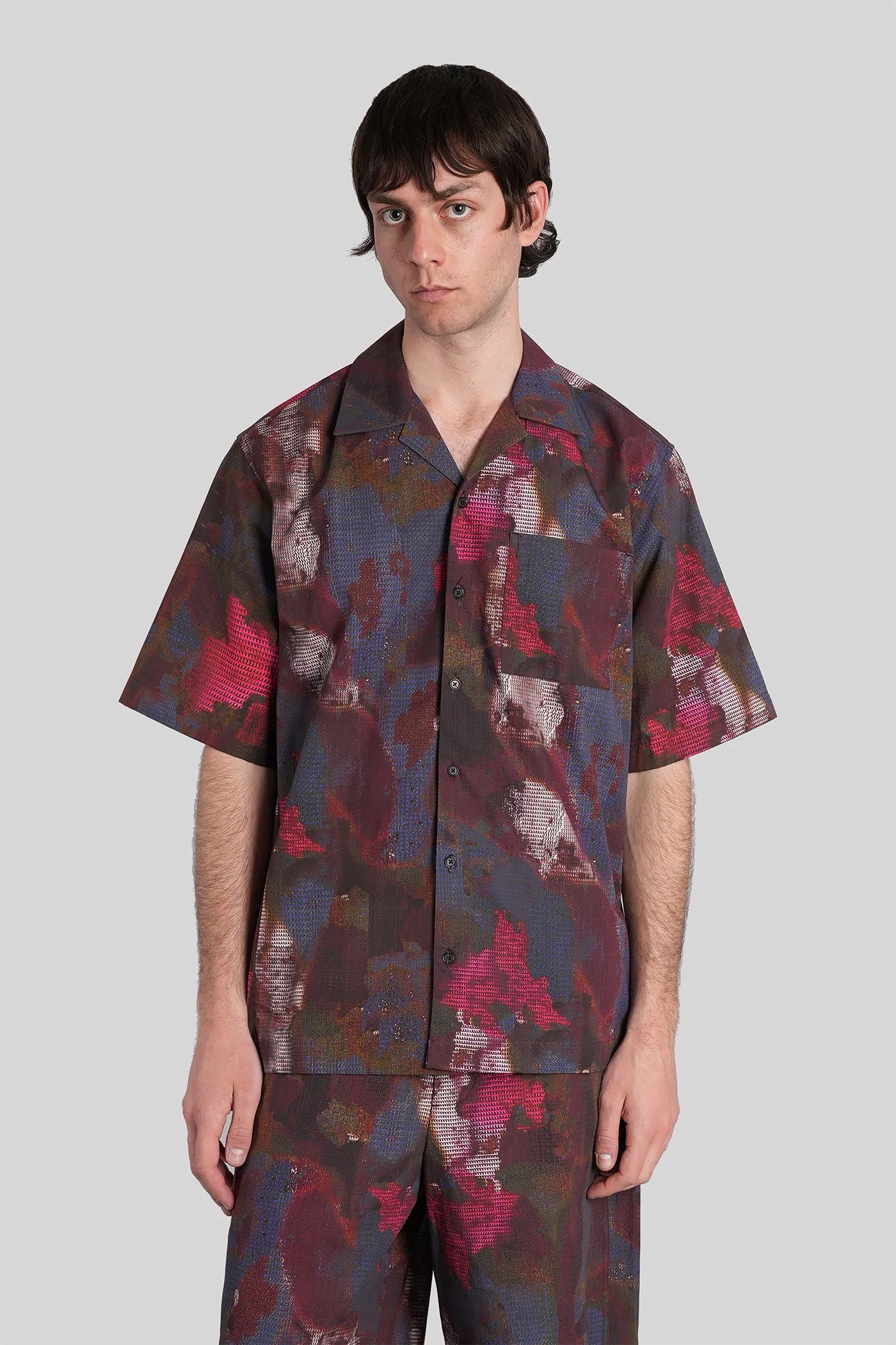 Shirt in multicolor cotton