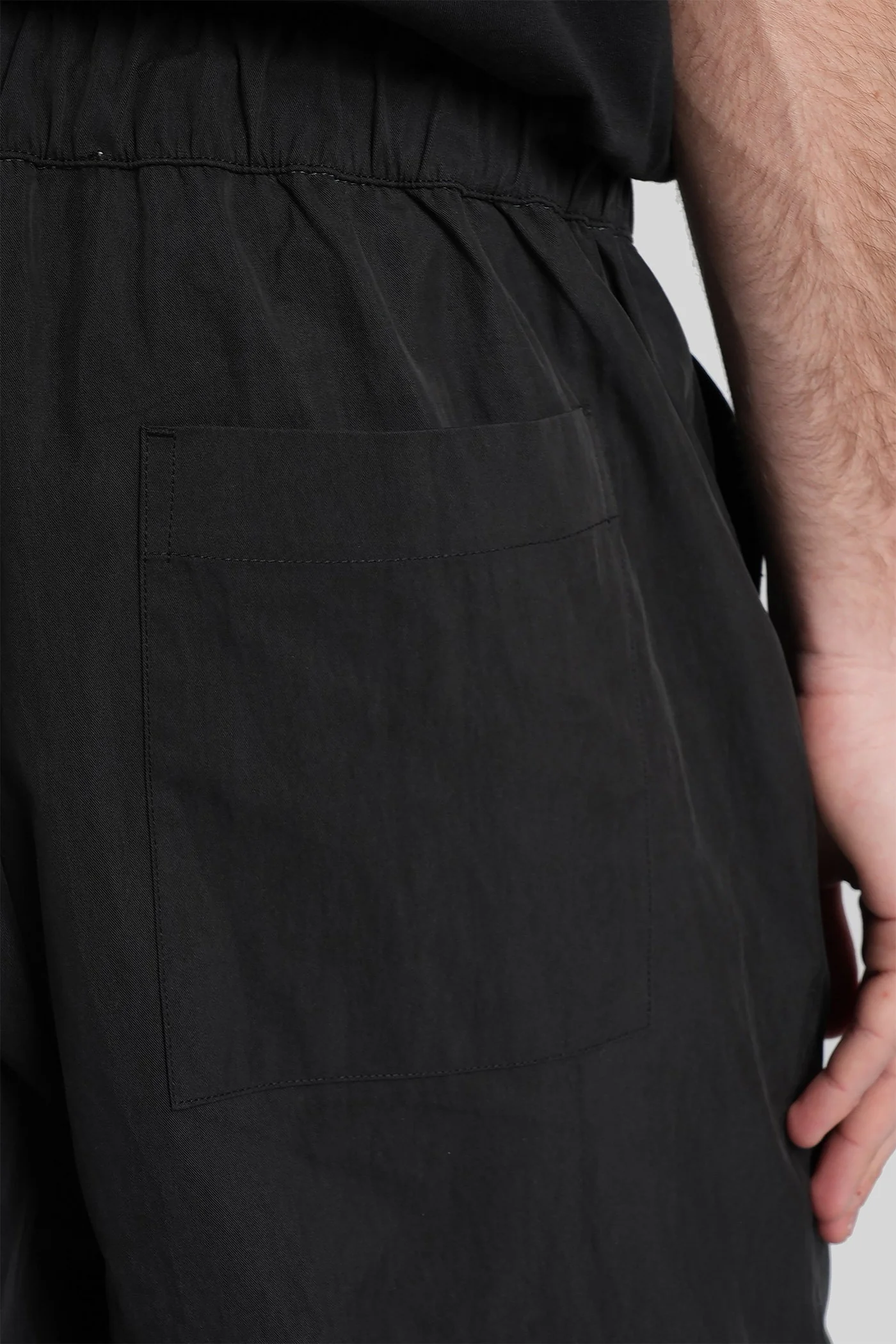 Shorts in black cotton - Image 5