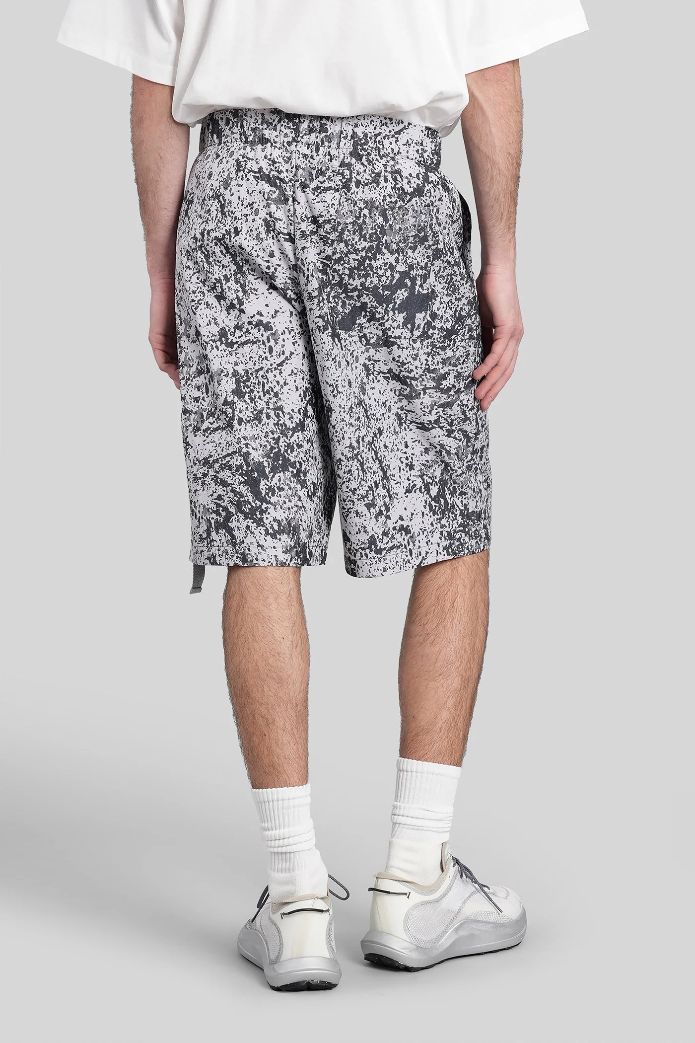 Shorts in grey cotton - Image 3