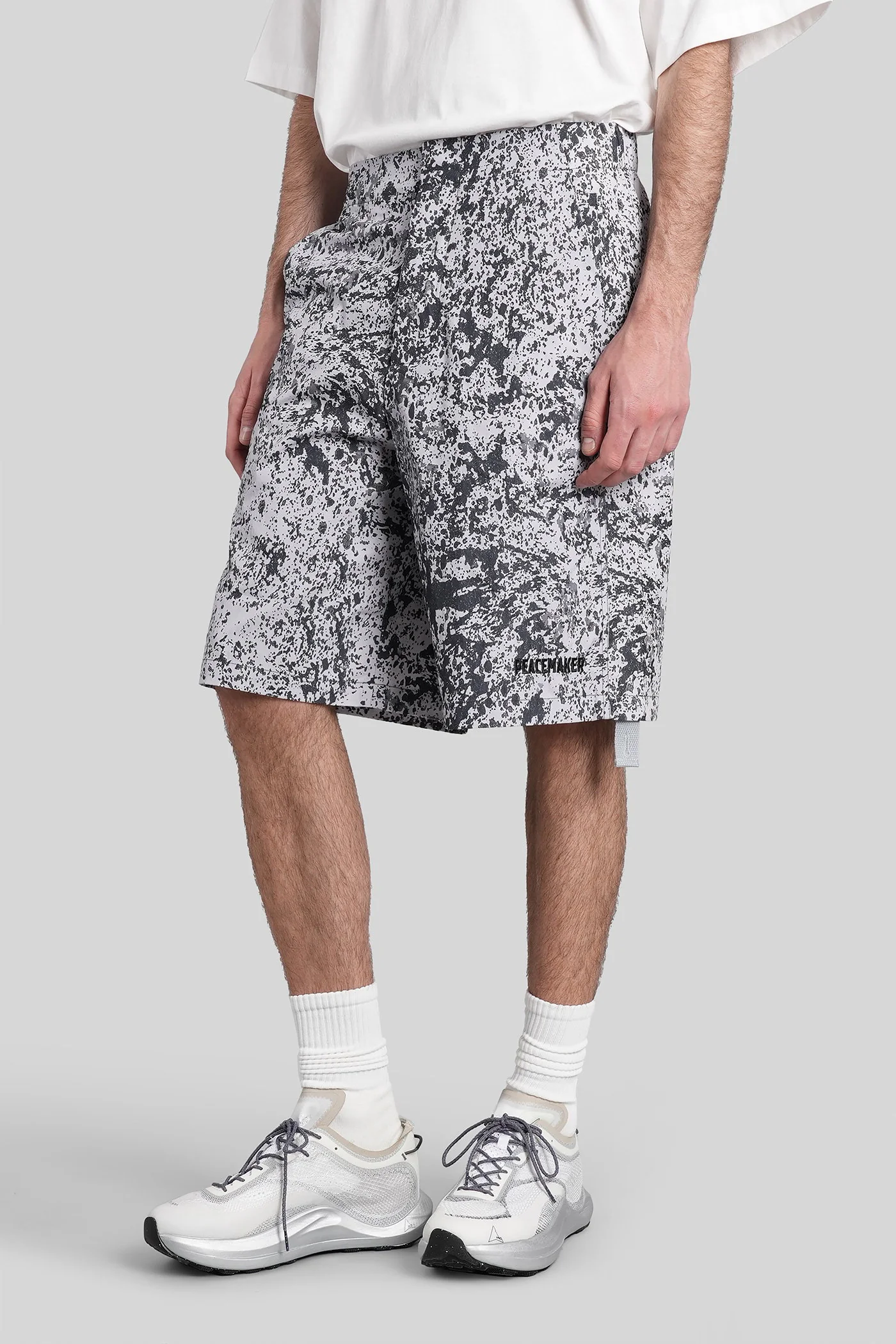 Shorts in grey cotton - Image 4