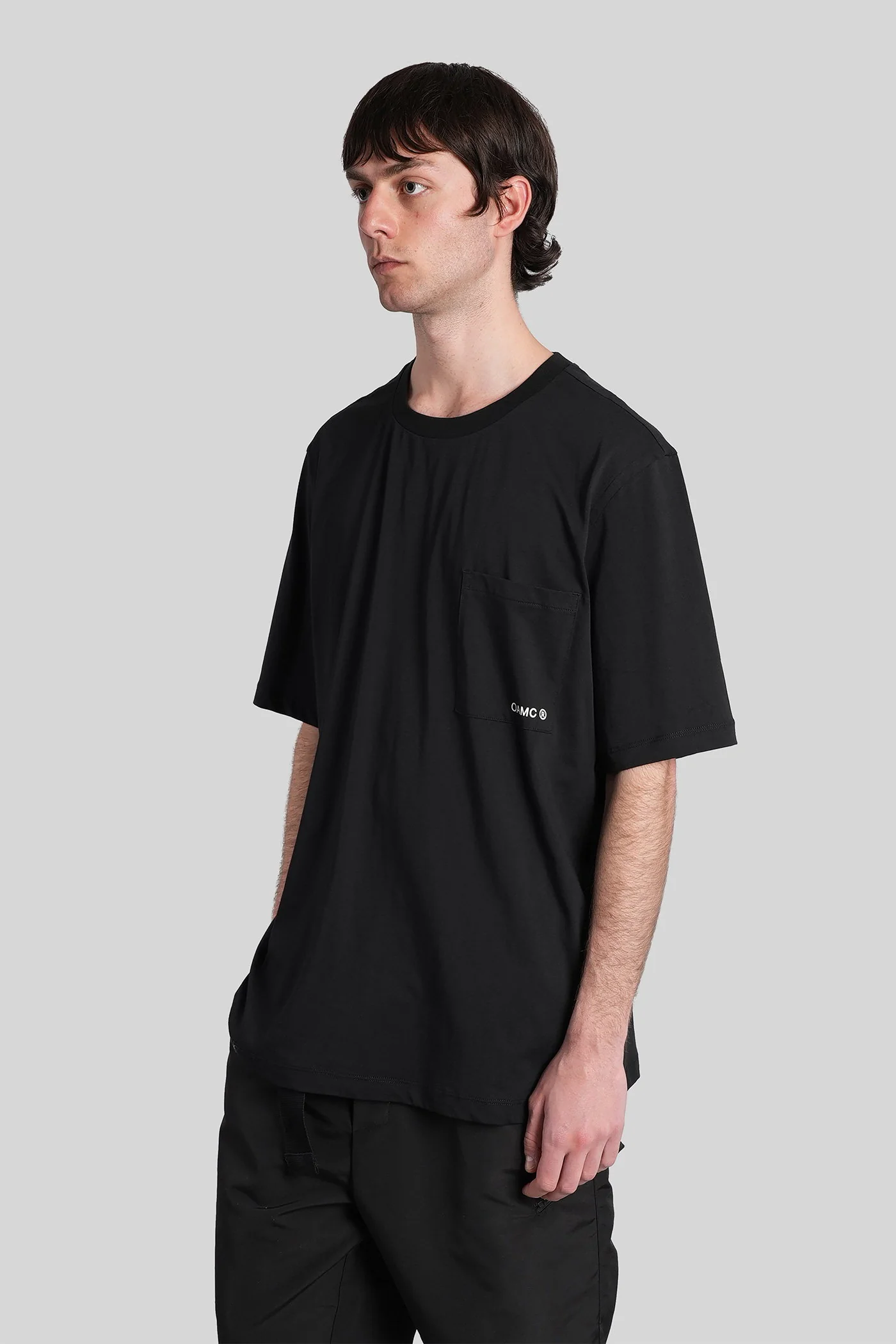 T-Shirt in black cotton - Image 4