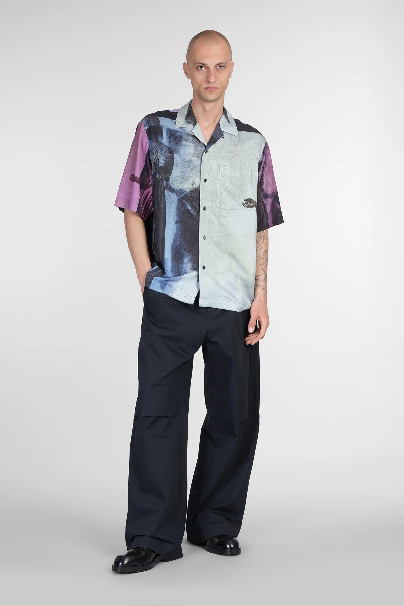 Shirt in multicolor viscose - Image 2