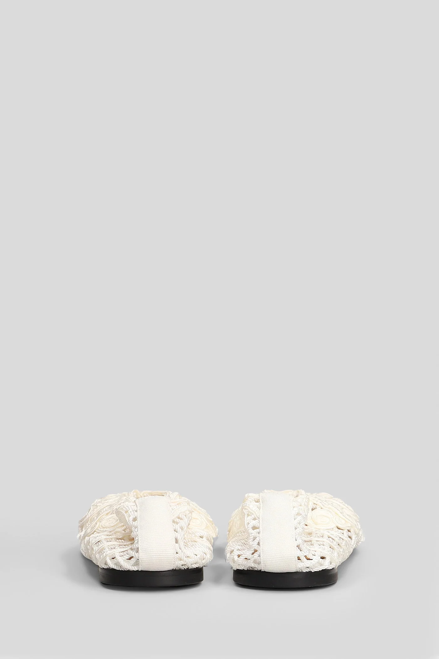 Iris Ballet flats in beige fabric - Image 4
