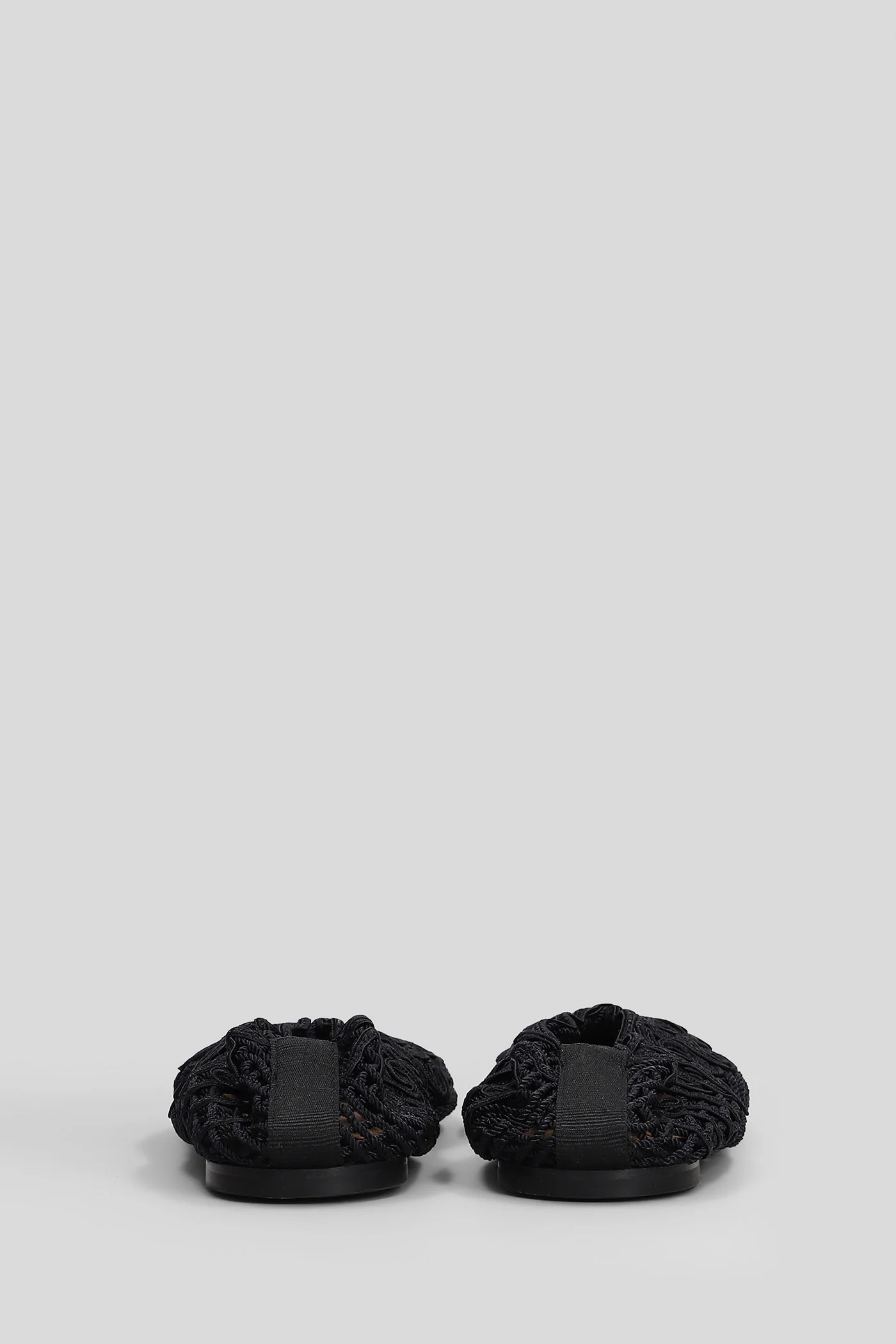 Iris Ballet flats in black fabric - Image 4