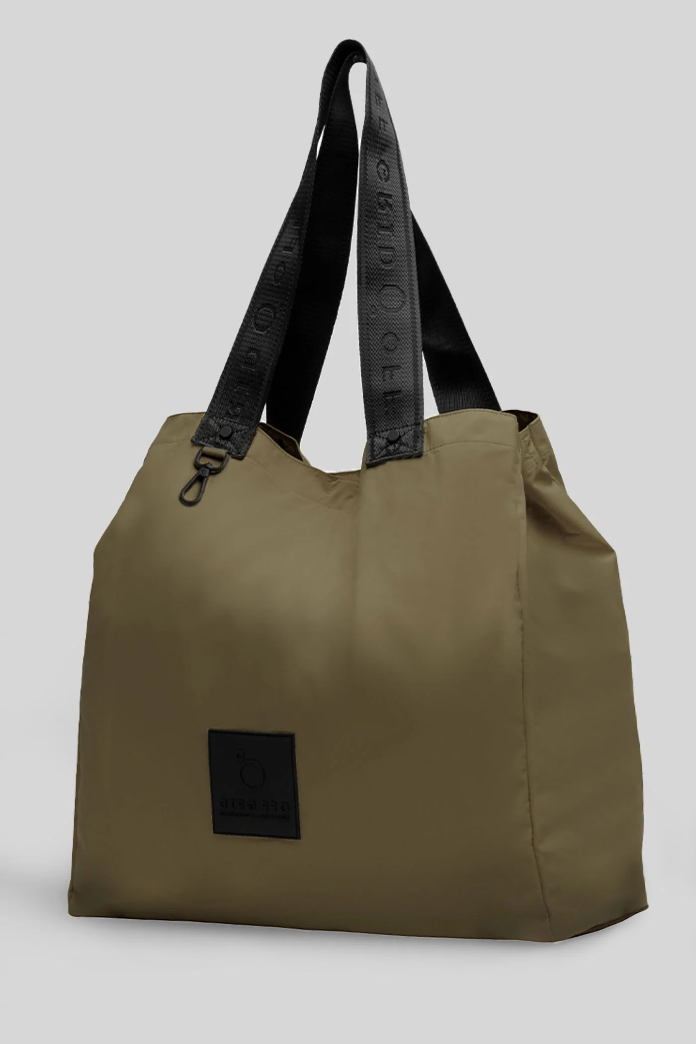 Shoulder bag in green polyester - Image 2