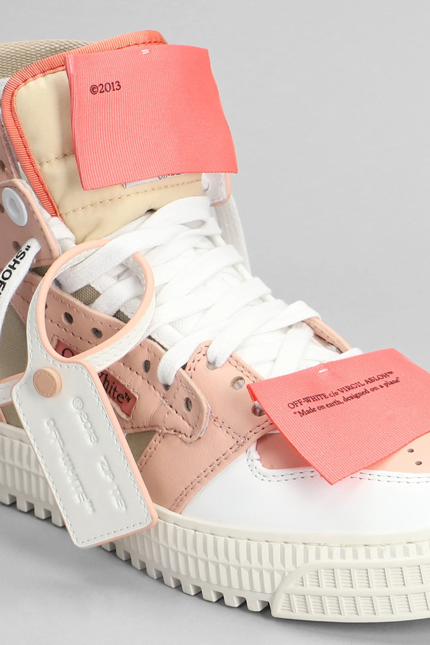 3.0 off court Sneakers in rose-pink leather - Image 5