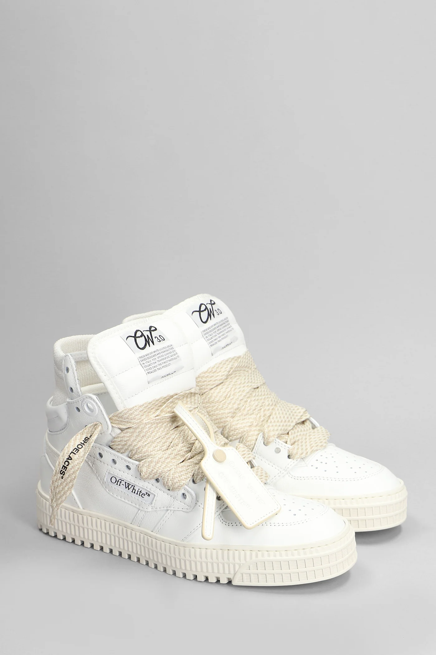 3.0 off court Sneakers in white leather - Image 2