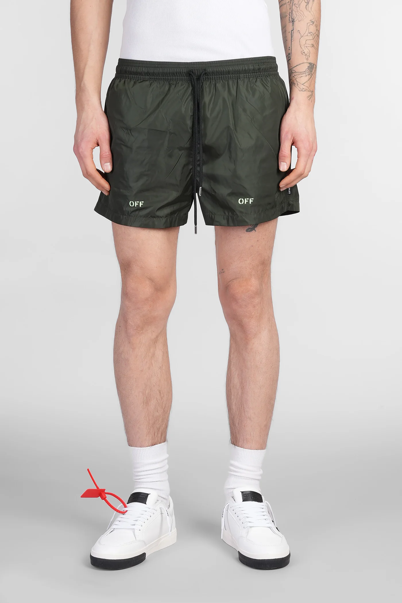 Beachwear in green polyamide - Image 101