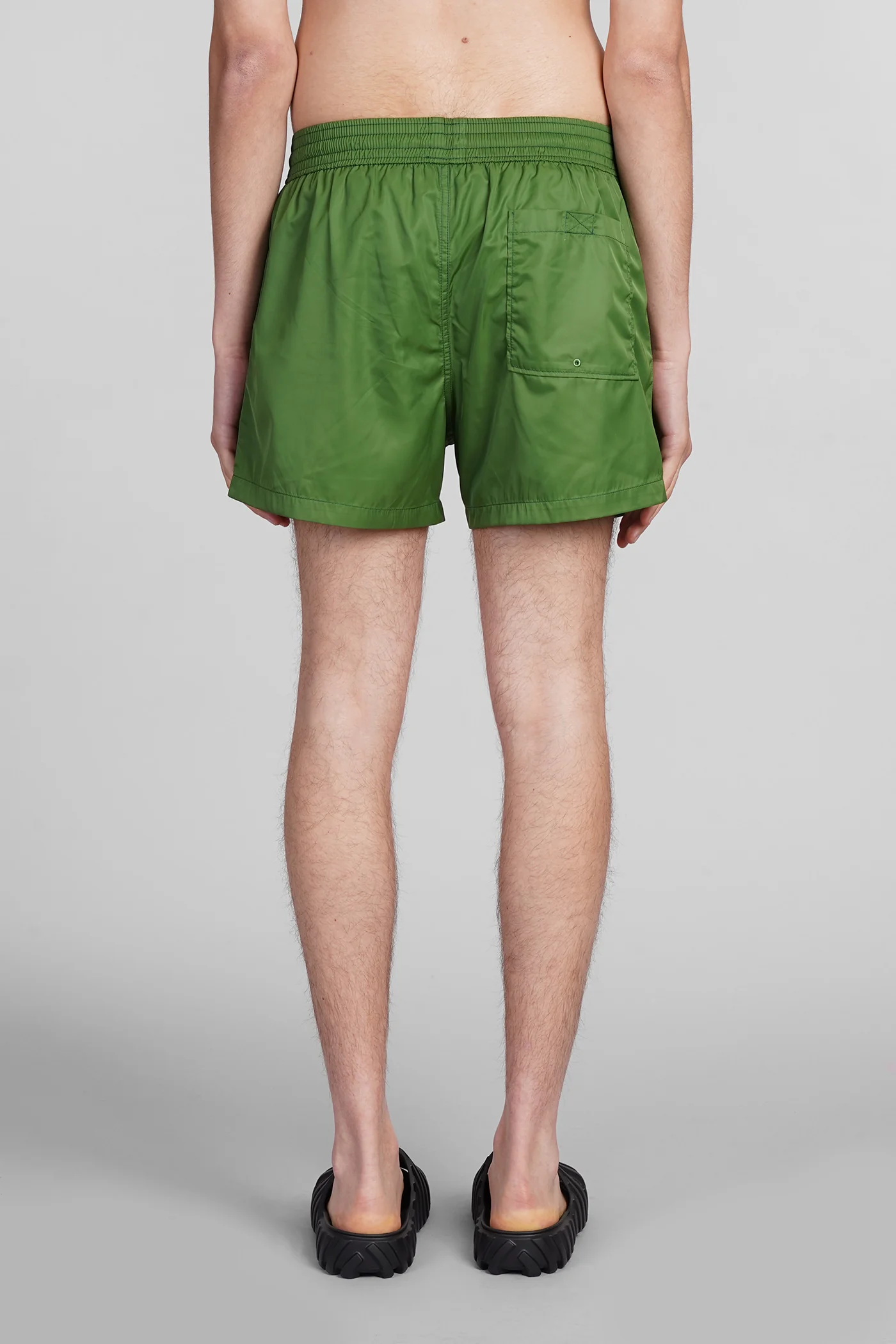Beachwear in green polyester - Image 2