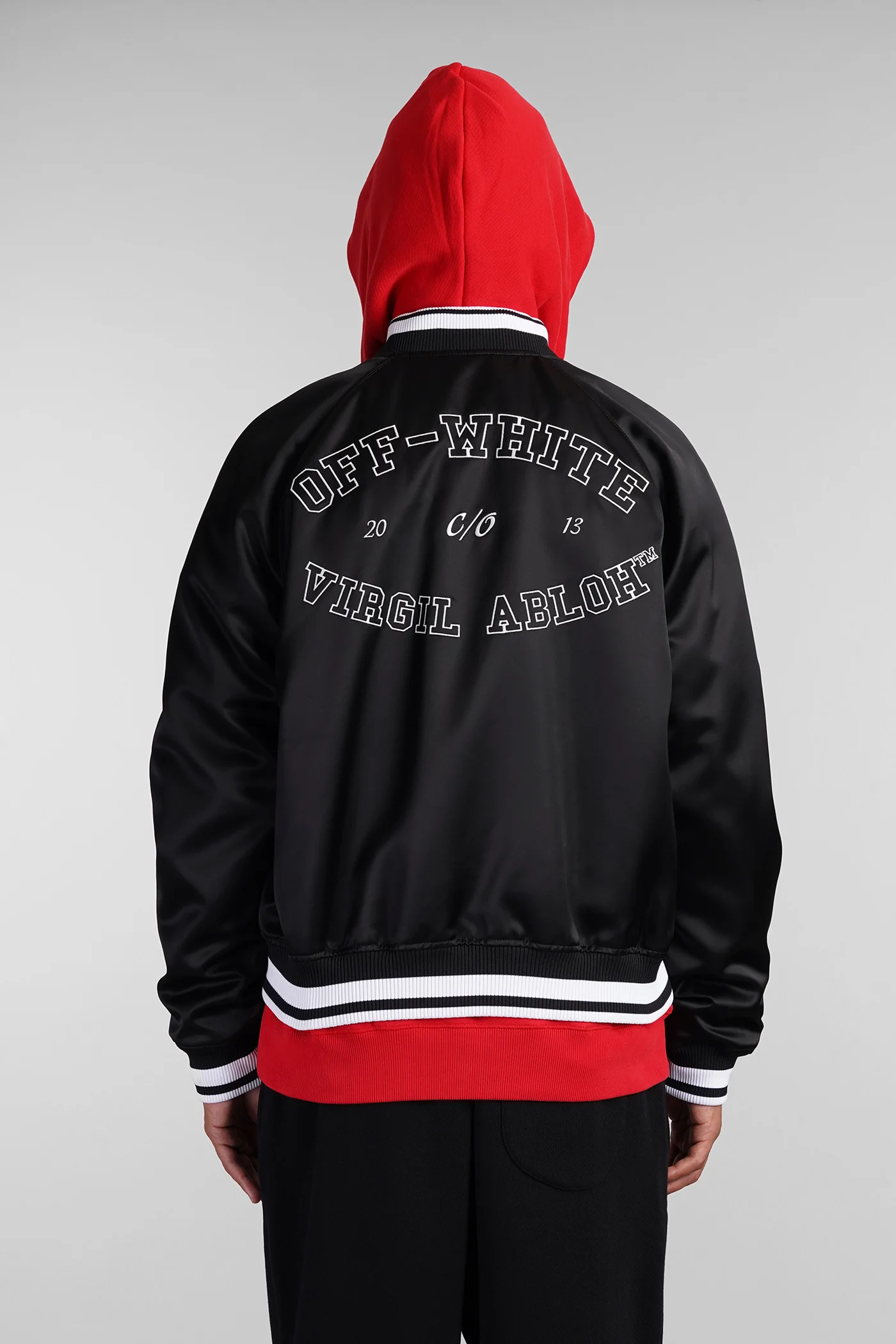 Bomber Jacket in black viscose - Image 3