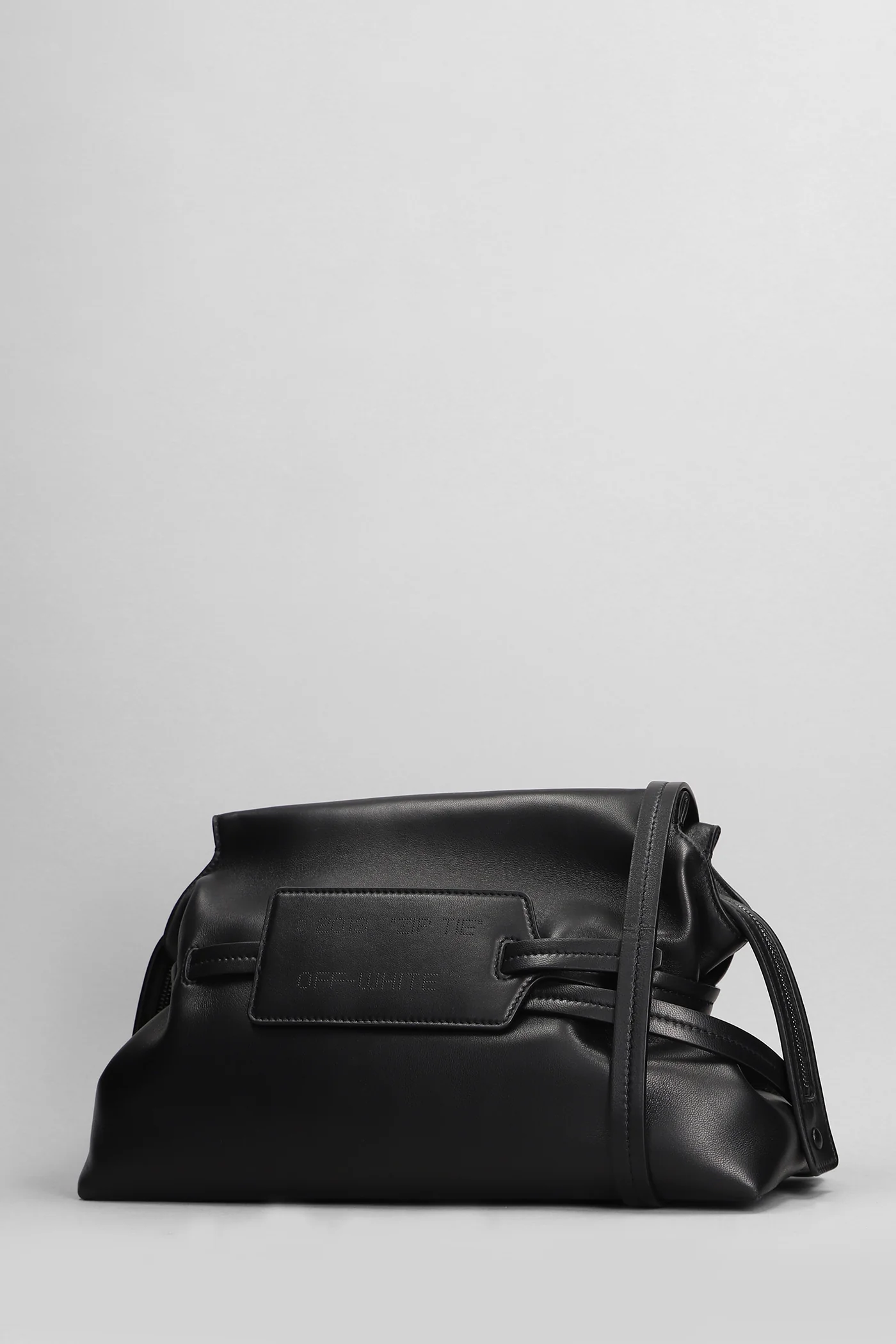 Clutch in black leather - Image 2