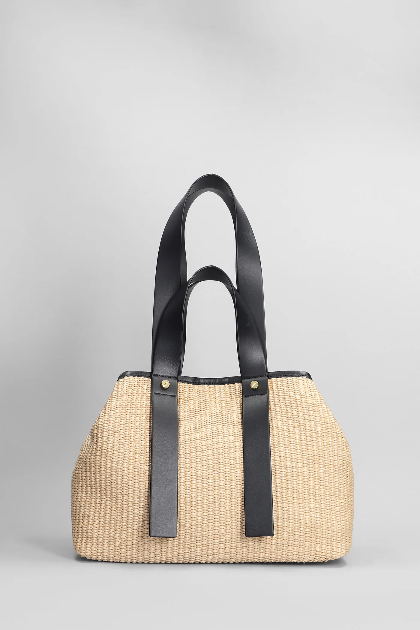 Day off small Tote in beige raffia - Image 3