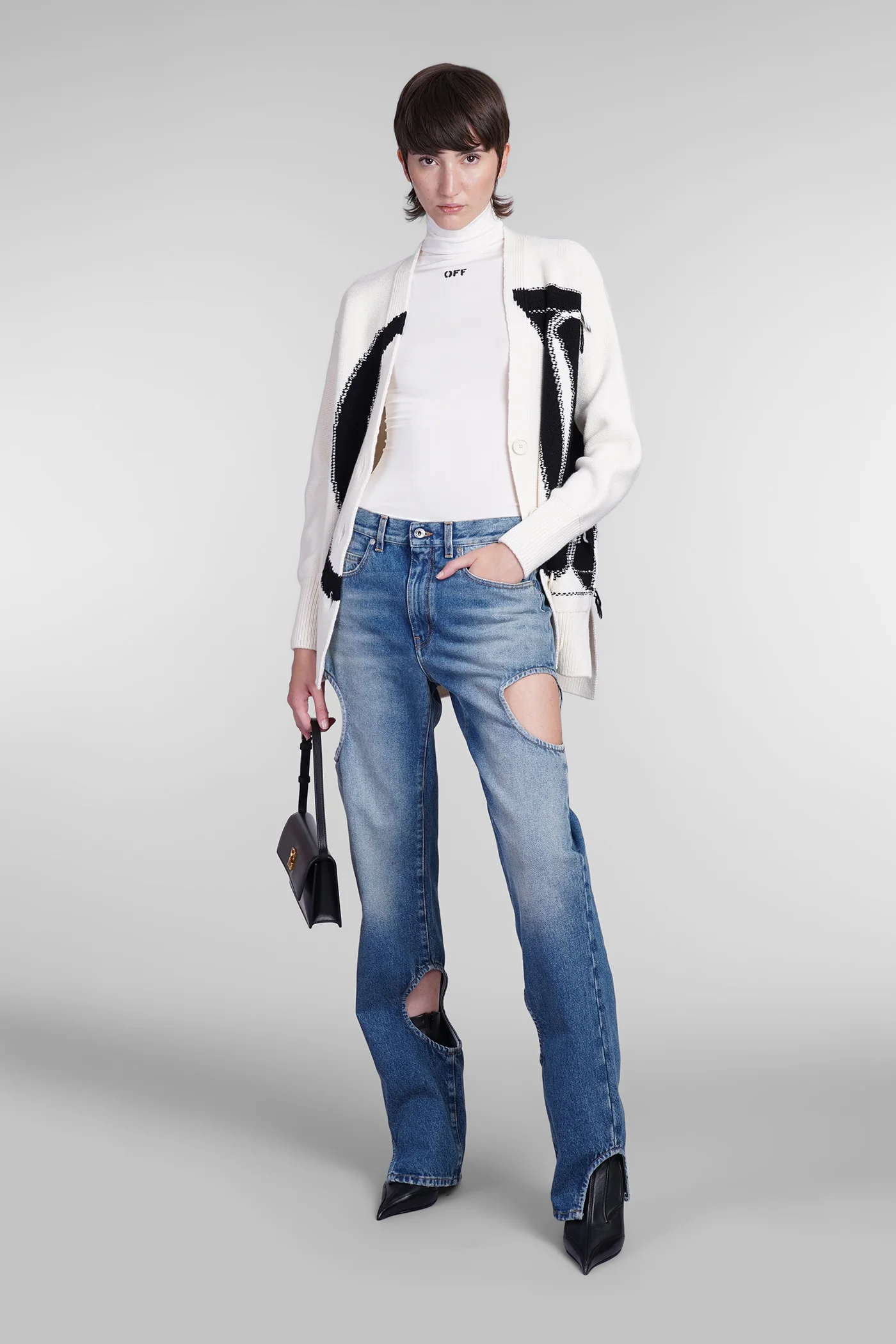 Jeans in blue cotton - Image 2