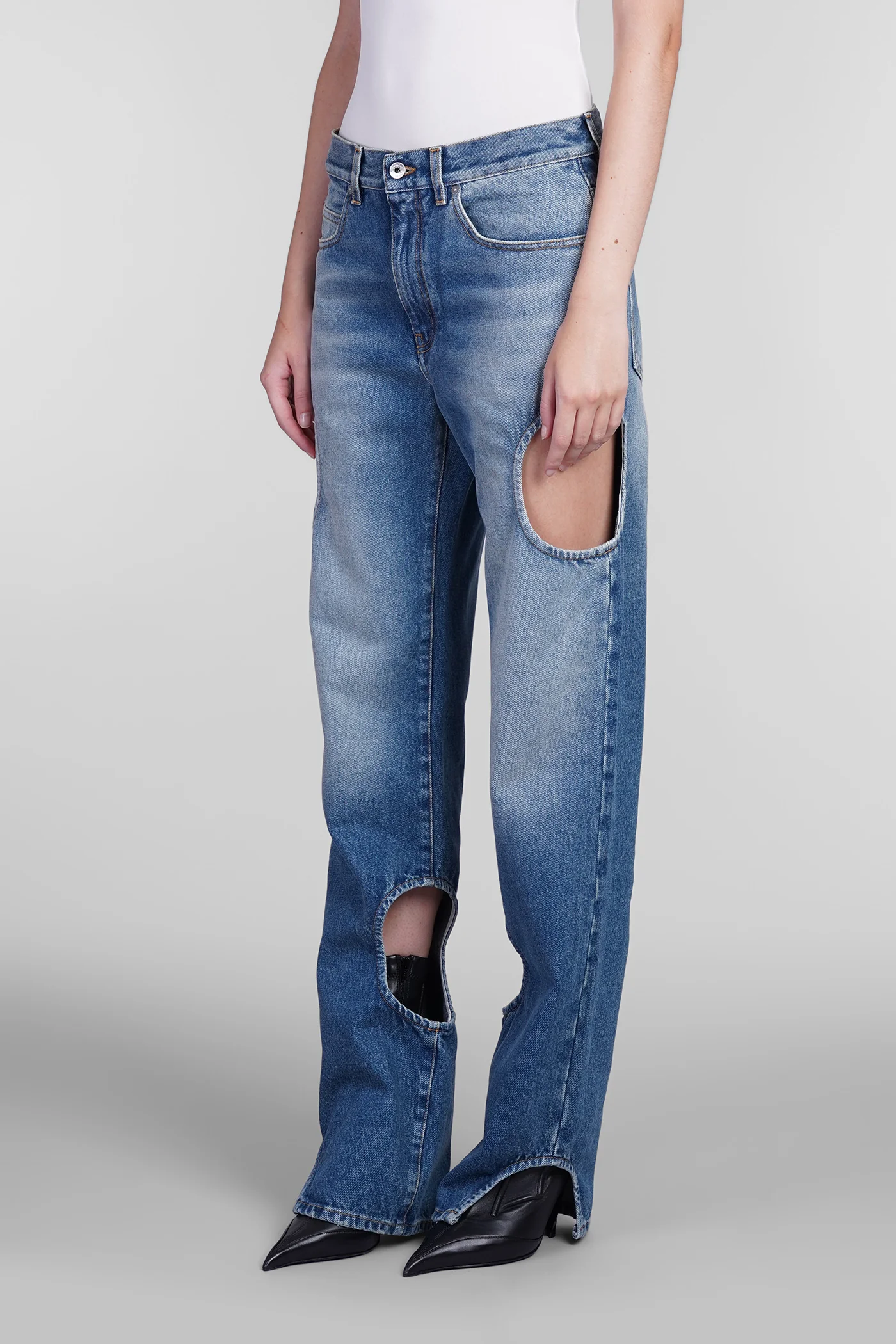 Jeans in blue cotton - Image 4