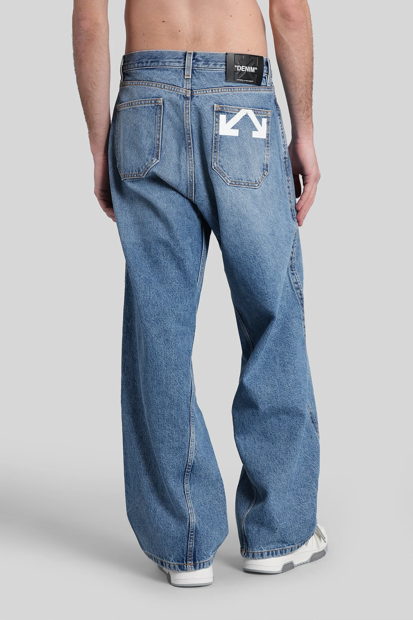 Jeans in blue cotton - Image 3