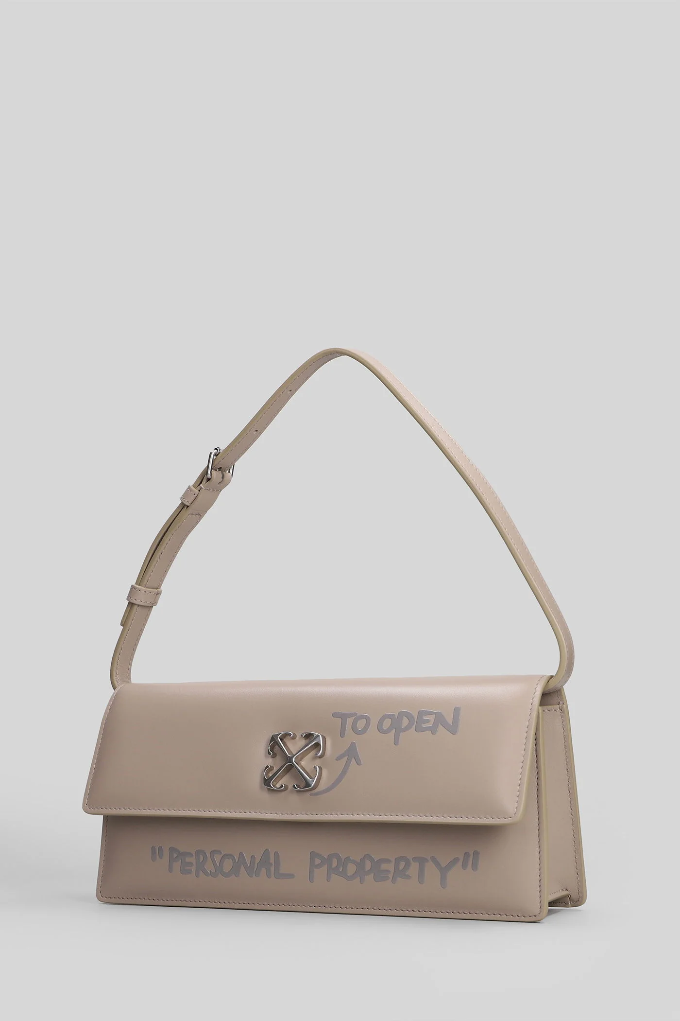 Jitney 1.0 Shoulder bag in grey leather - Image 2