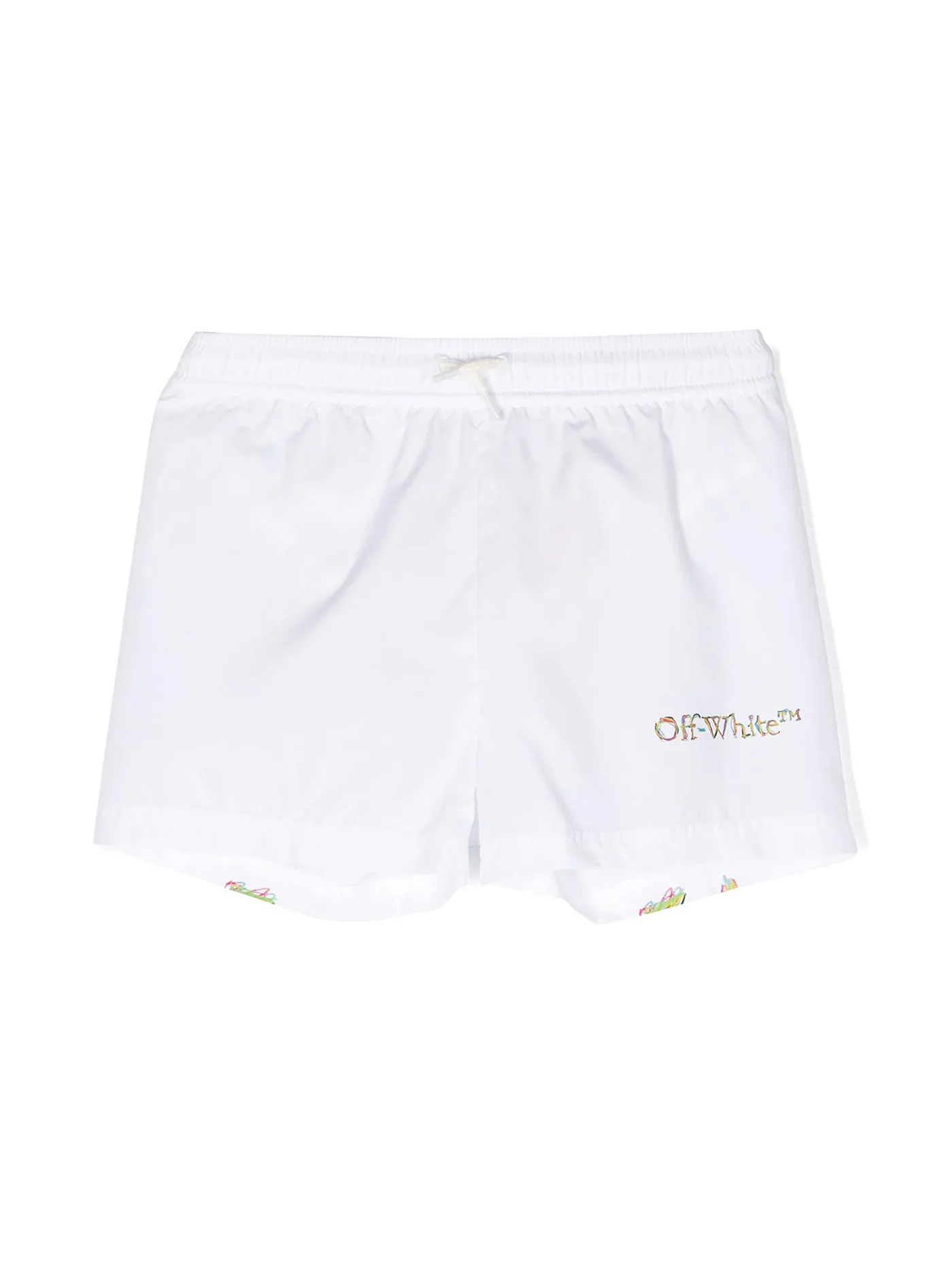 Beachwear in white polyester